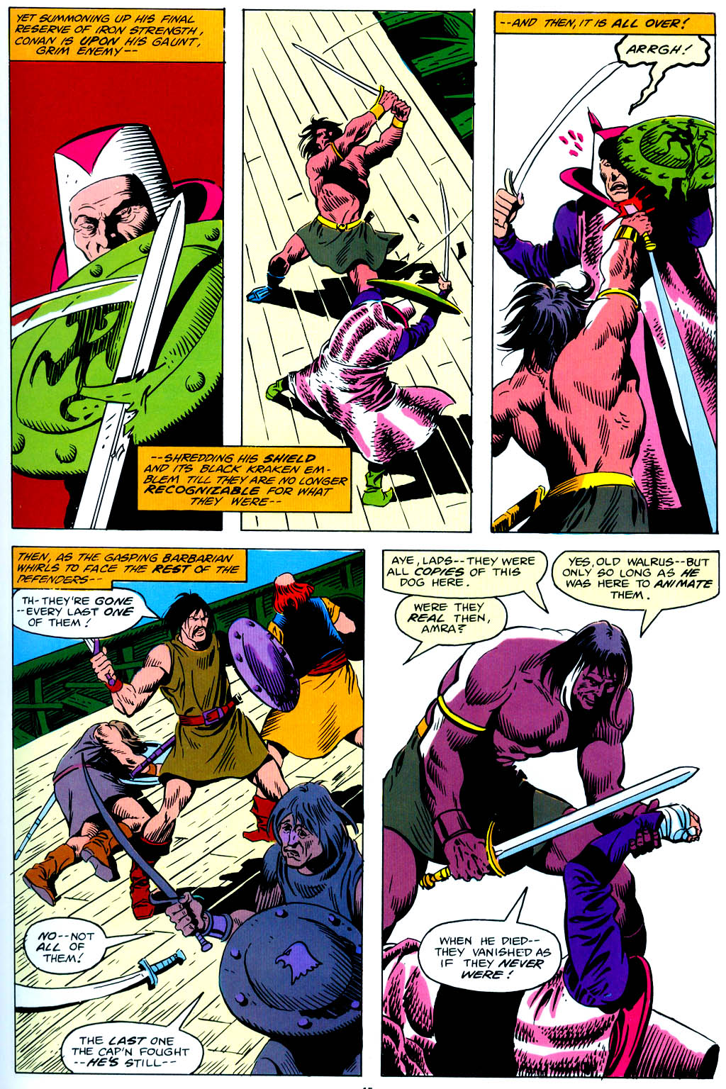Read online Marvel Graphic Novel comic -  Issue #42 - Conan of the Isles - 46