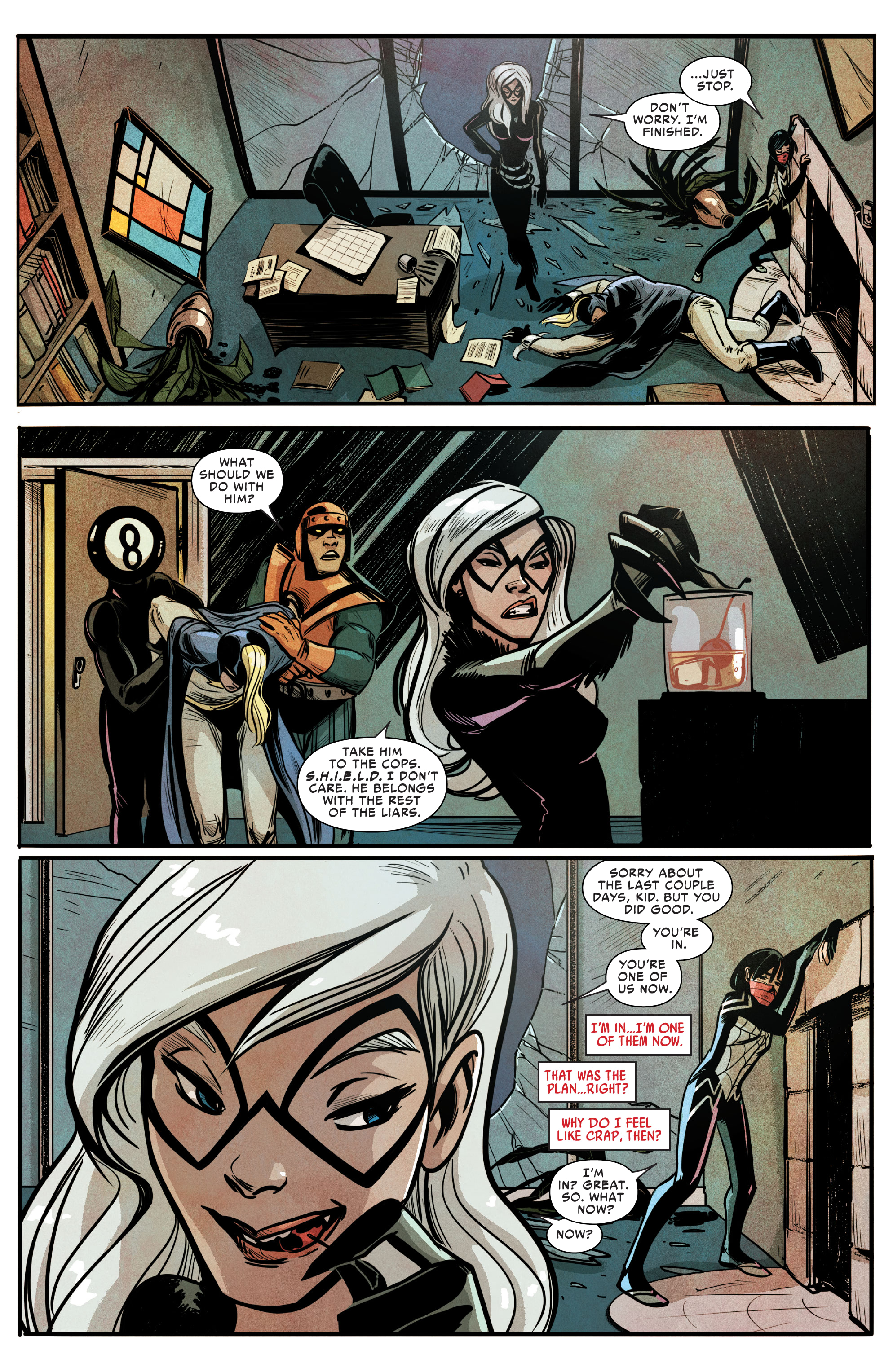 Read online Silk: Out of the Spider-Verse comic -  Issue # TPB 1 (Part 4) - 17