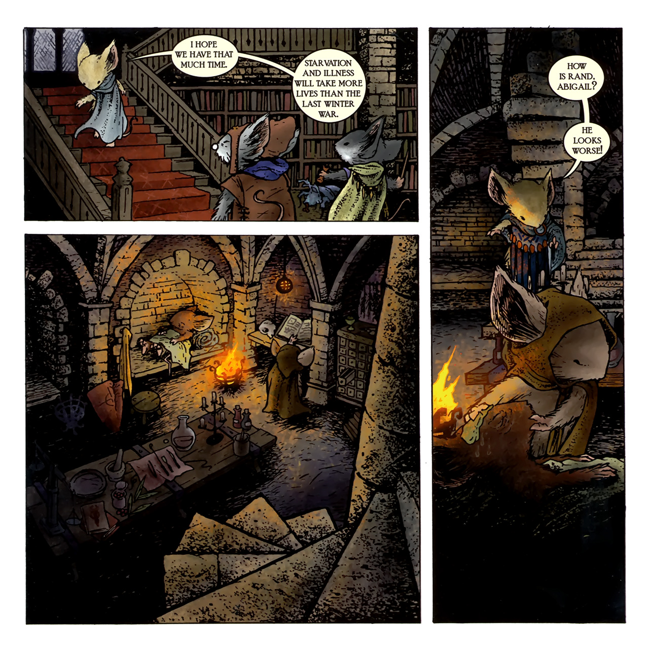 Read online Mouse Guard: Winter 1152 comic -  Issue #1 - 21