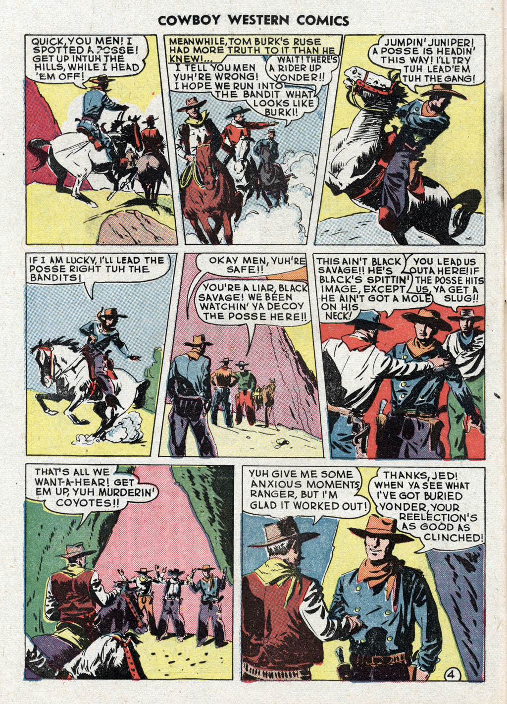 Read online Cowboy Western Comics (1948) comic -  Issue #22 - 34