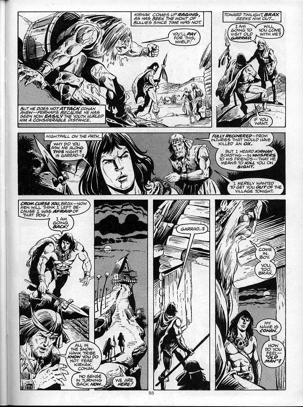 Read online The Savage Sword Of Conan comic -  Issue #203 - 57