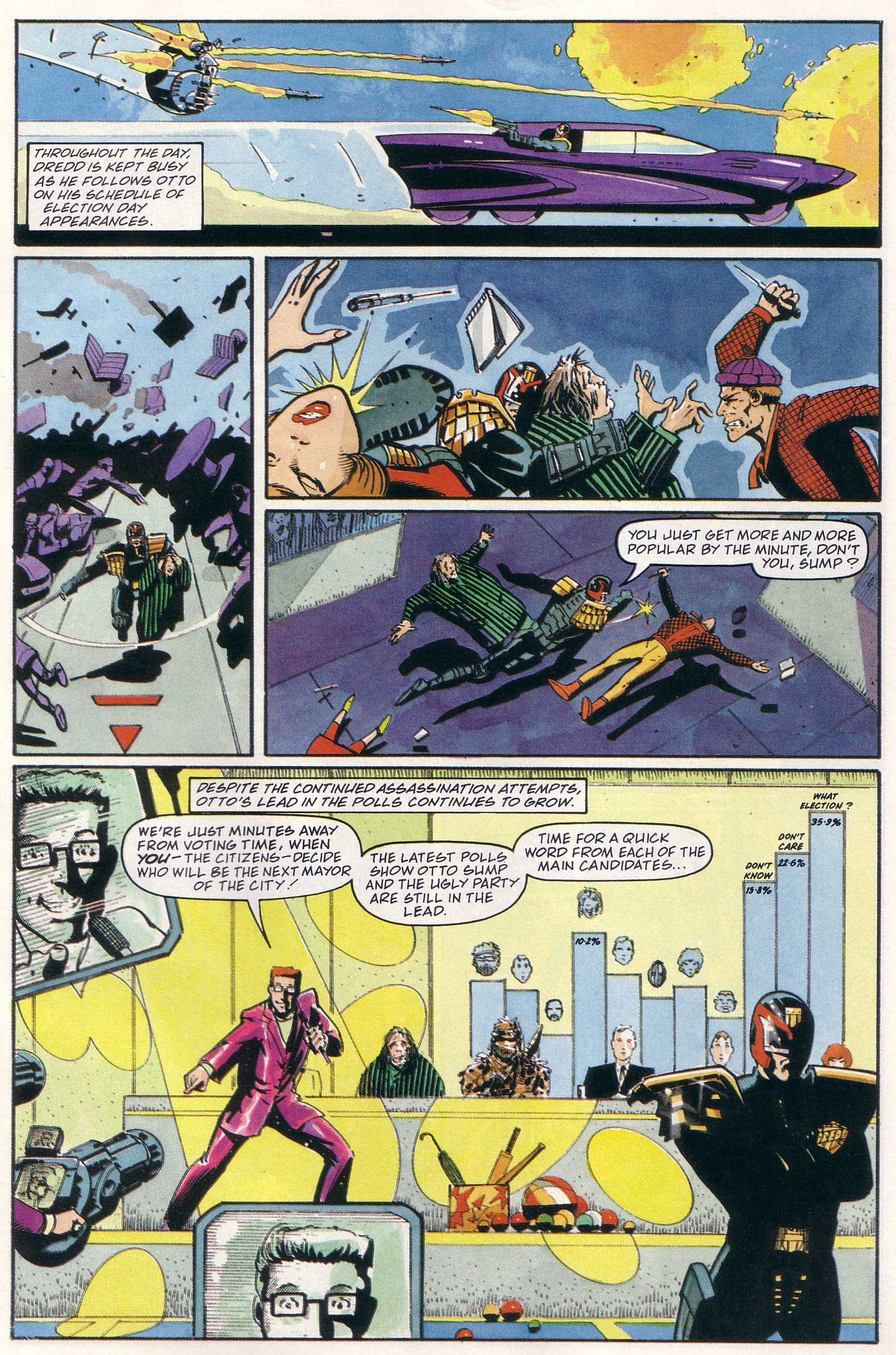 Read online Judge Dredd Lawman of the Future comic -  Issue #10 - 23