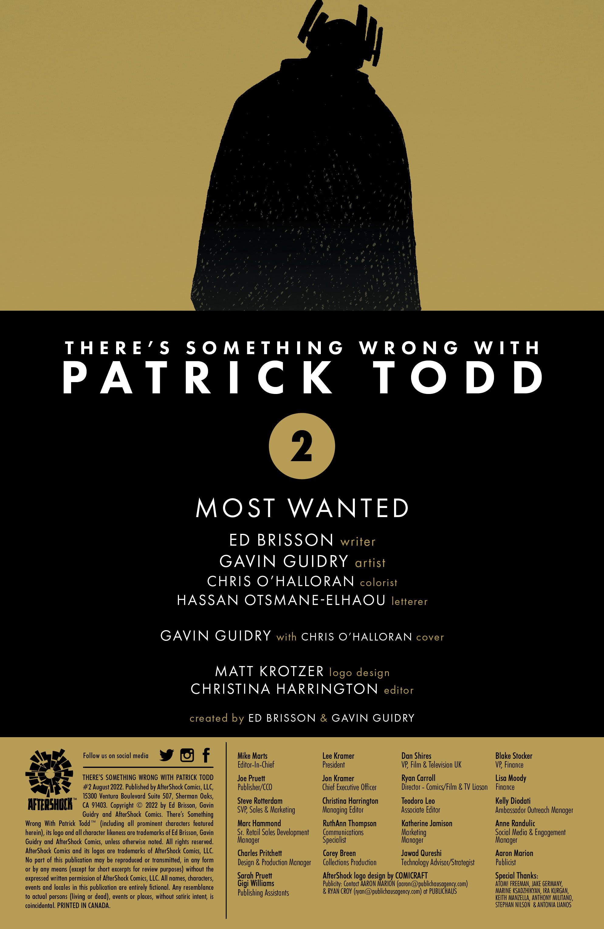Read online There's Something Wrong With Patrick Todd comic -  Issue #2 - 2