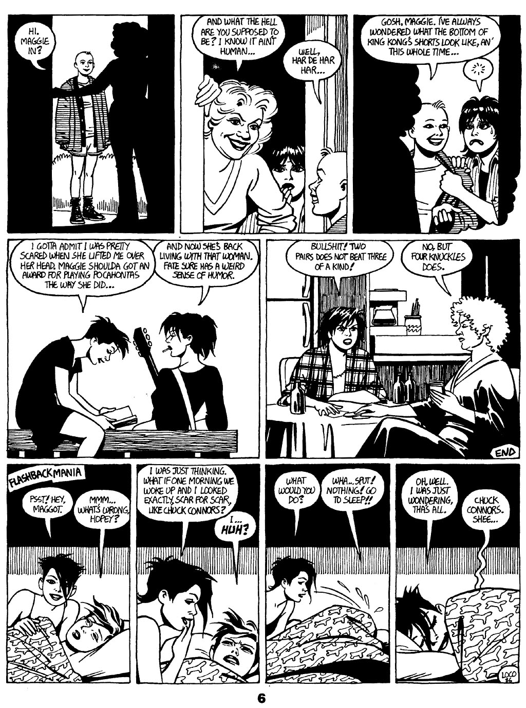 Read online Love and Rockets (1982) comic -  Issue #19 - 8