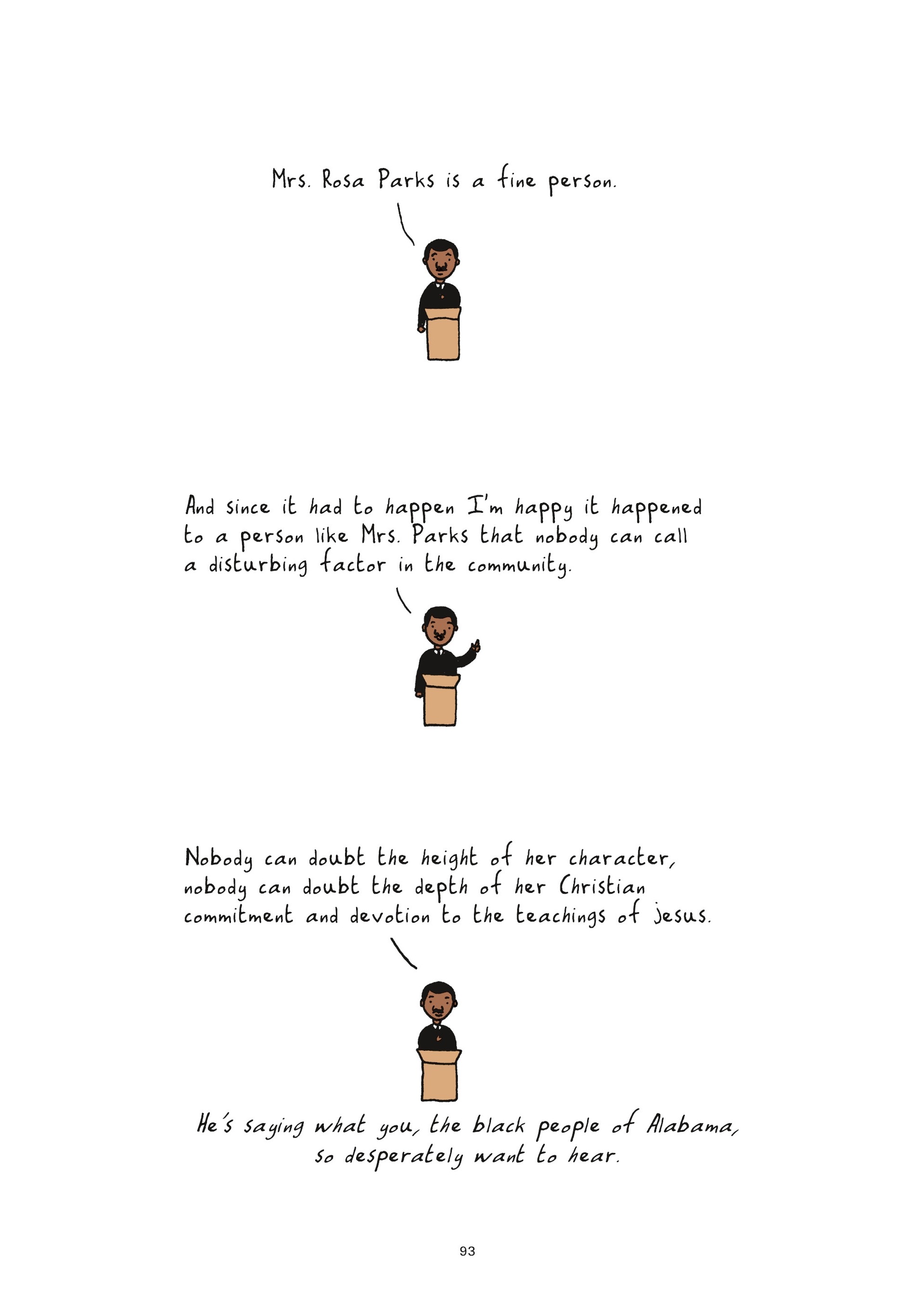 Read online Colored: The Unsung Life of Claudette Colvin comic -  Issue # TPB - 91
