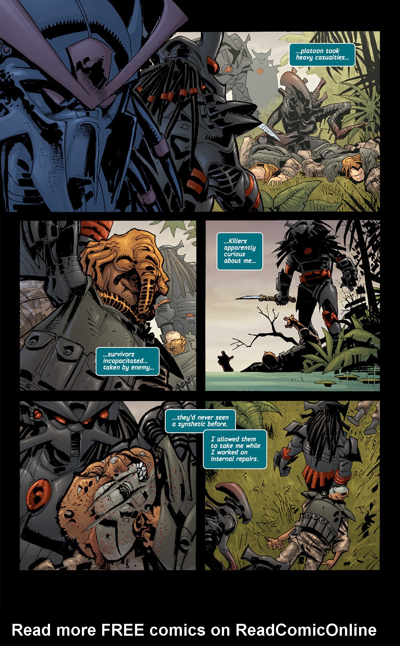 Read online Aliens vs. Predator: Three World War comic -  Issue #5 - 23