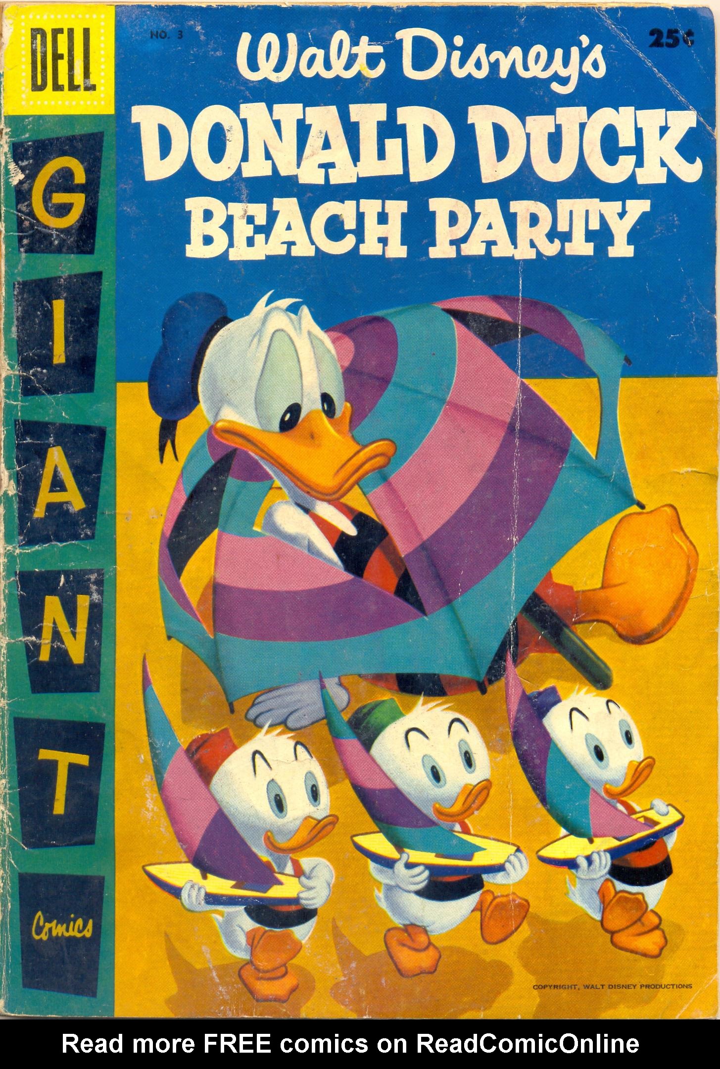 Read online Donald Duck Beach Party comic -  Issue #3 - 1