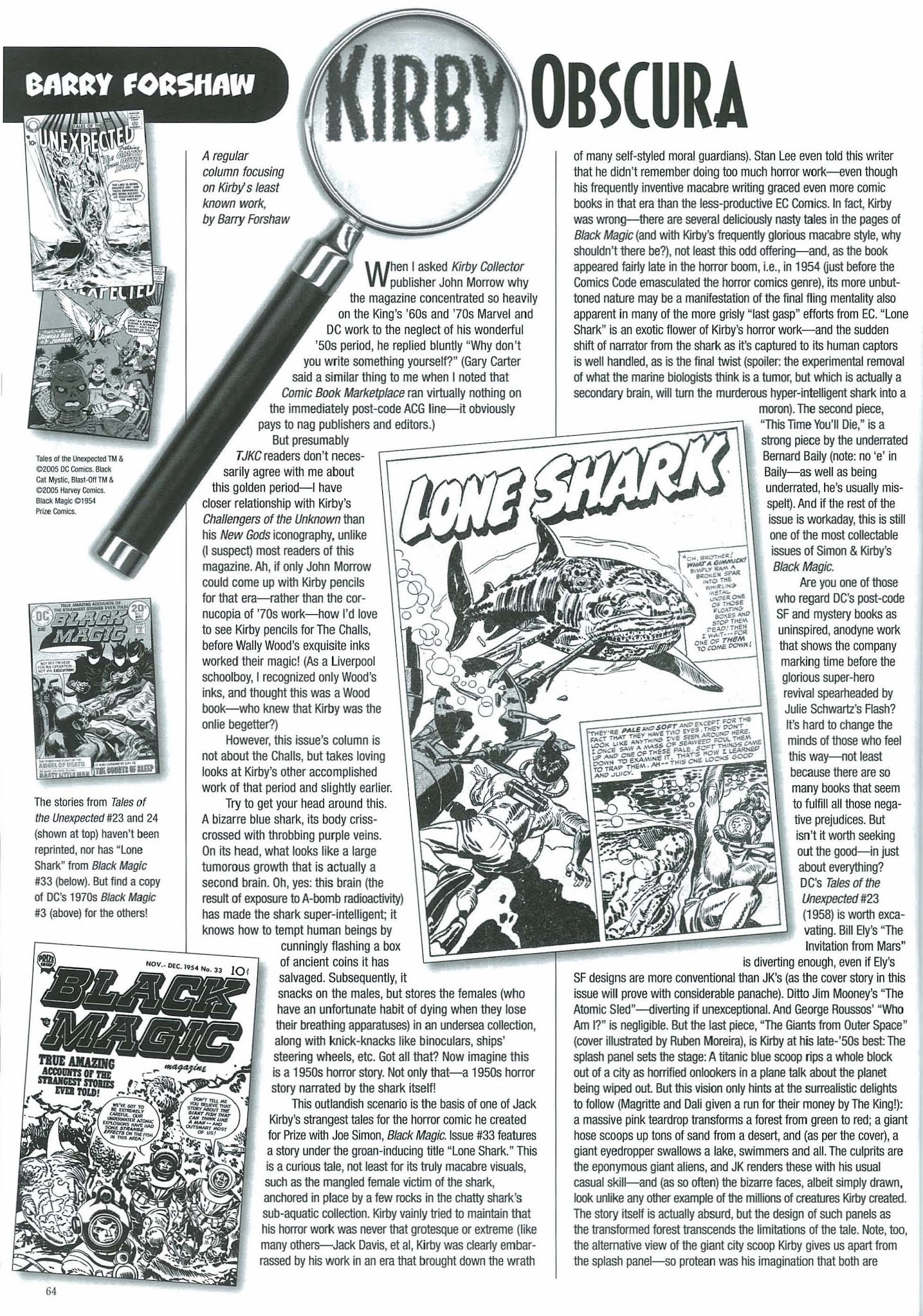 Read online The Jack Kirby Collector comic -  Issue #43 - 66