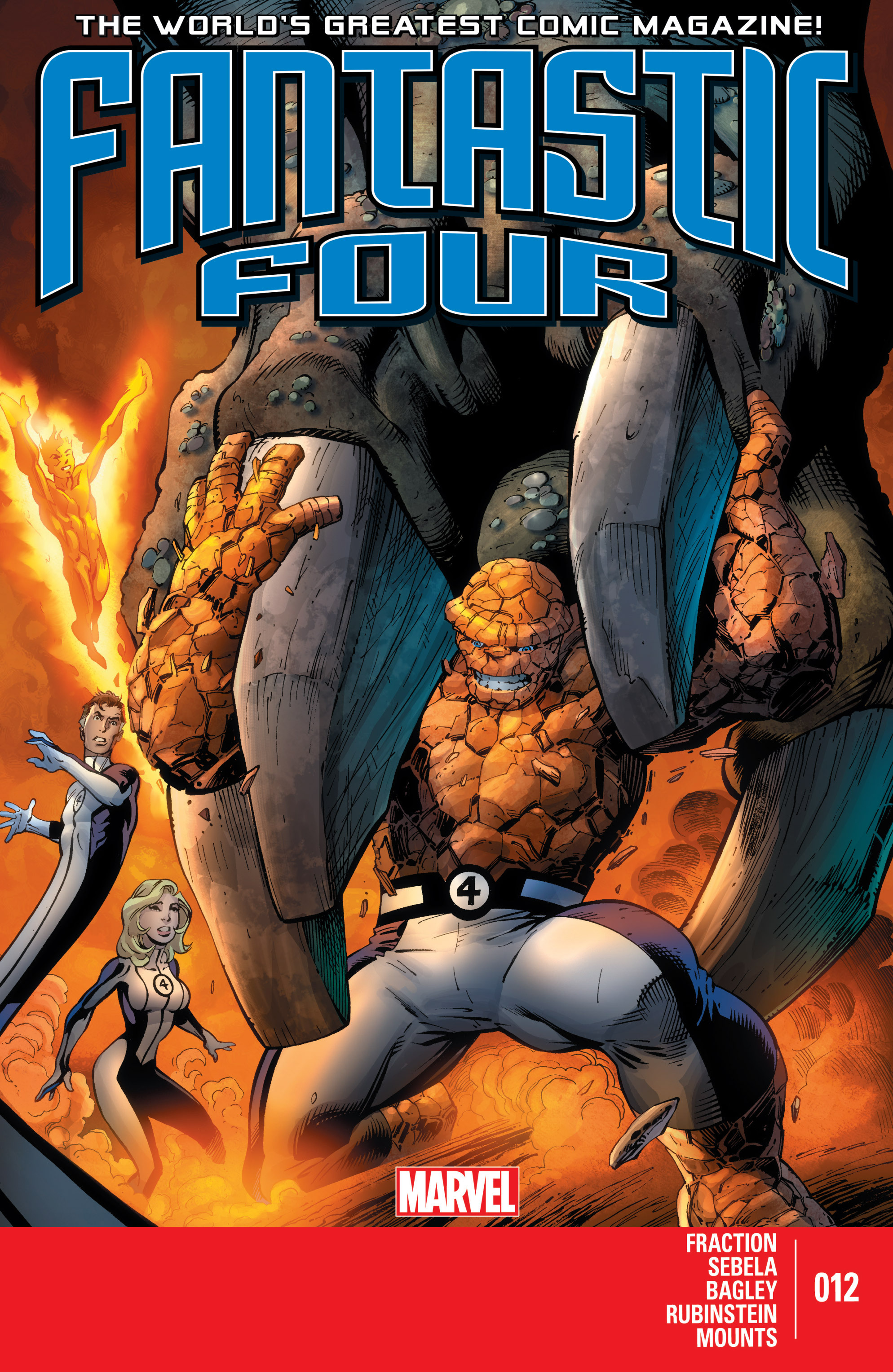 Read online Fantastic Four (2013) comic -  Issue #12 - 1