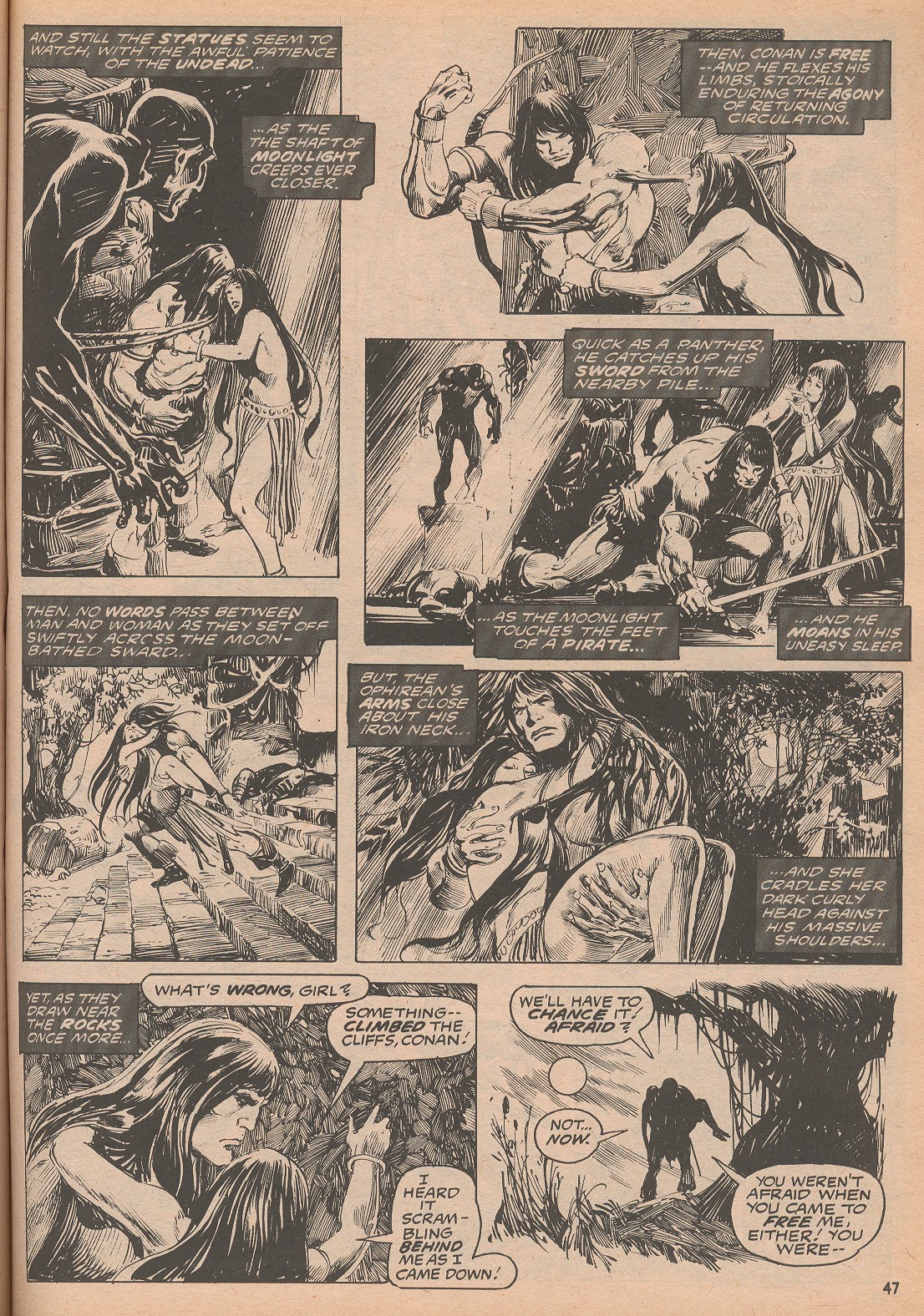 Read online The Savage Sword Of Conan comic -  Issue #4 - 47