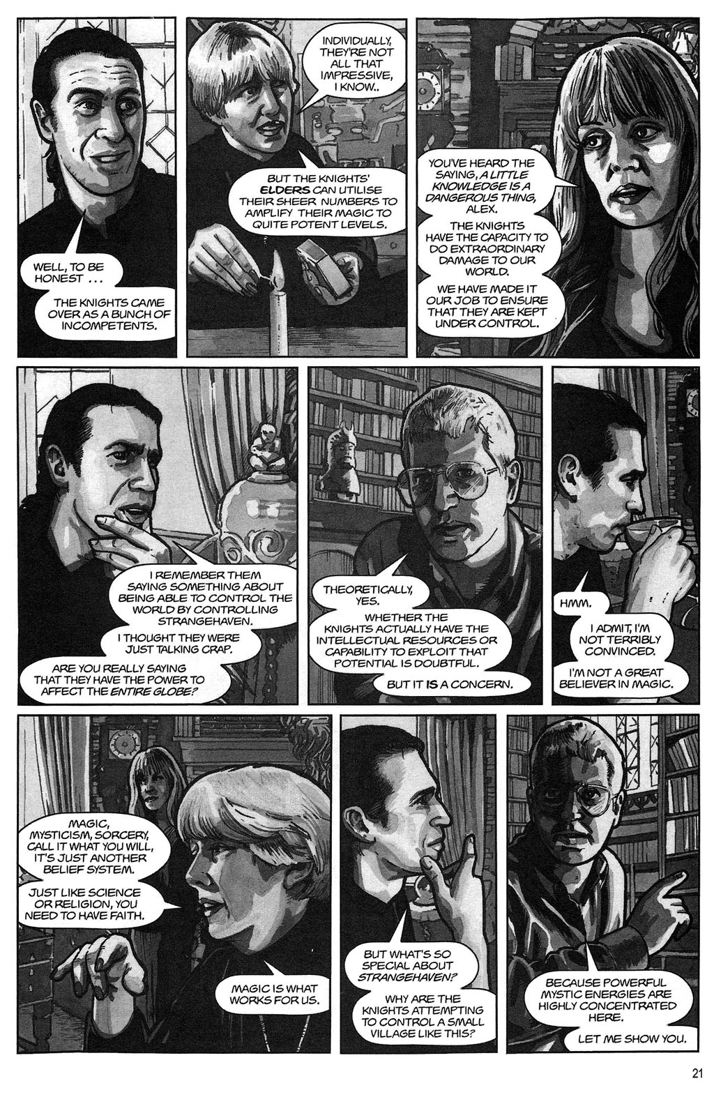 Read online Strangehaven comic -  Issue #17 - 21