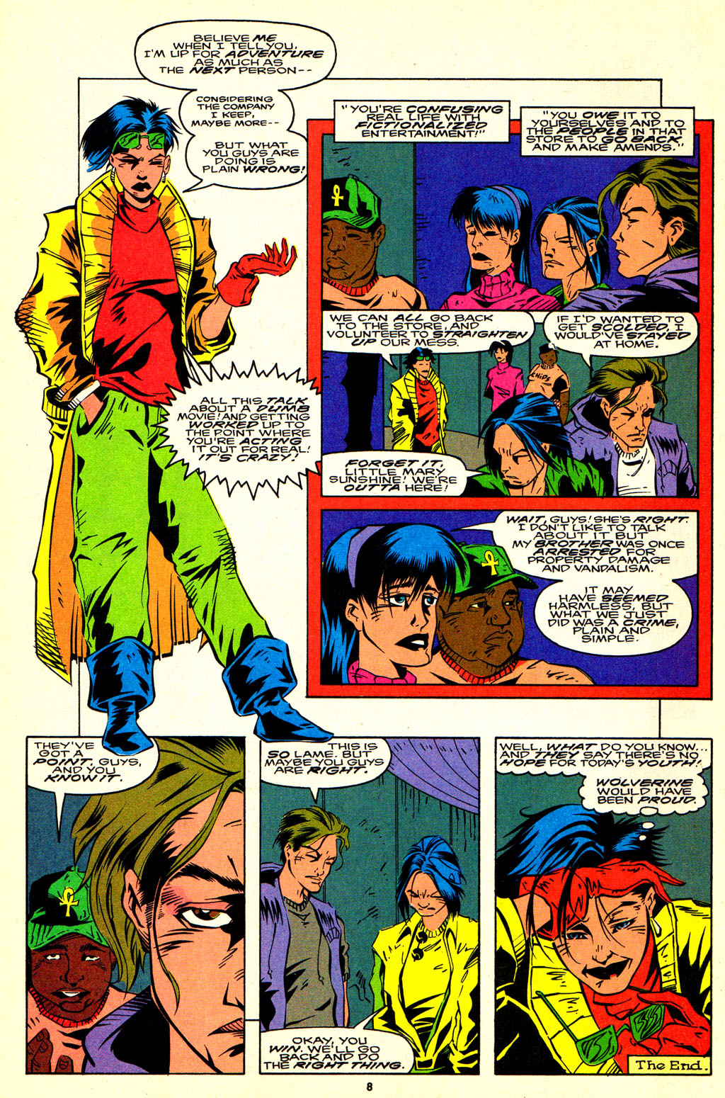 Read online Spider-Man "How to Beat the Bully" / Jubilee "Peer Pressure" comic -  Issue # Full - 10