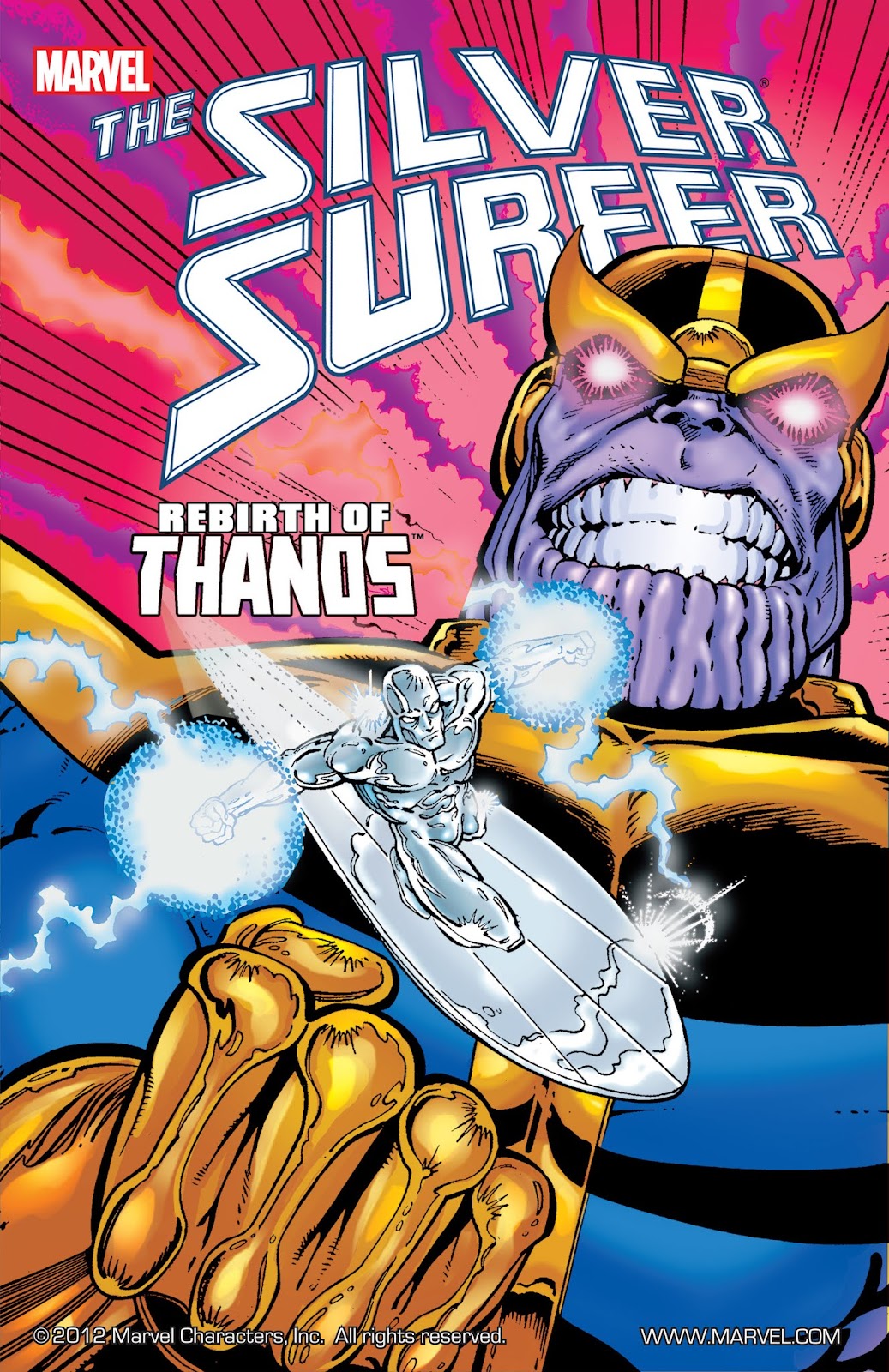 <{ $series->title }} issue TPB Silver Surfer - Rebirth of Thanos (Part 1) - Page 1