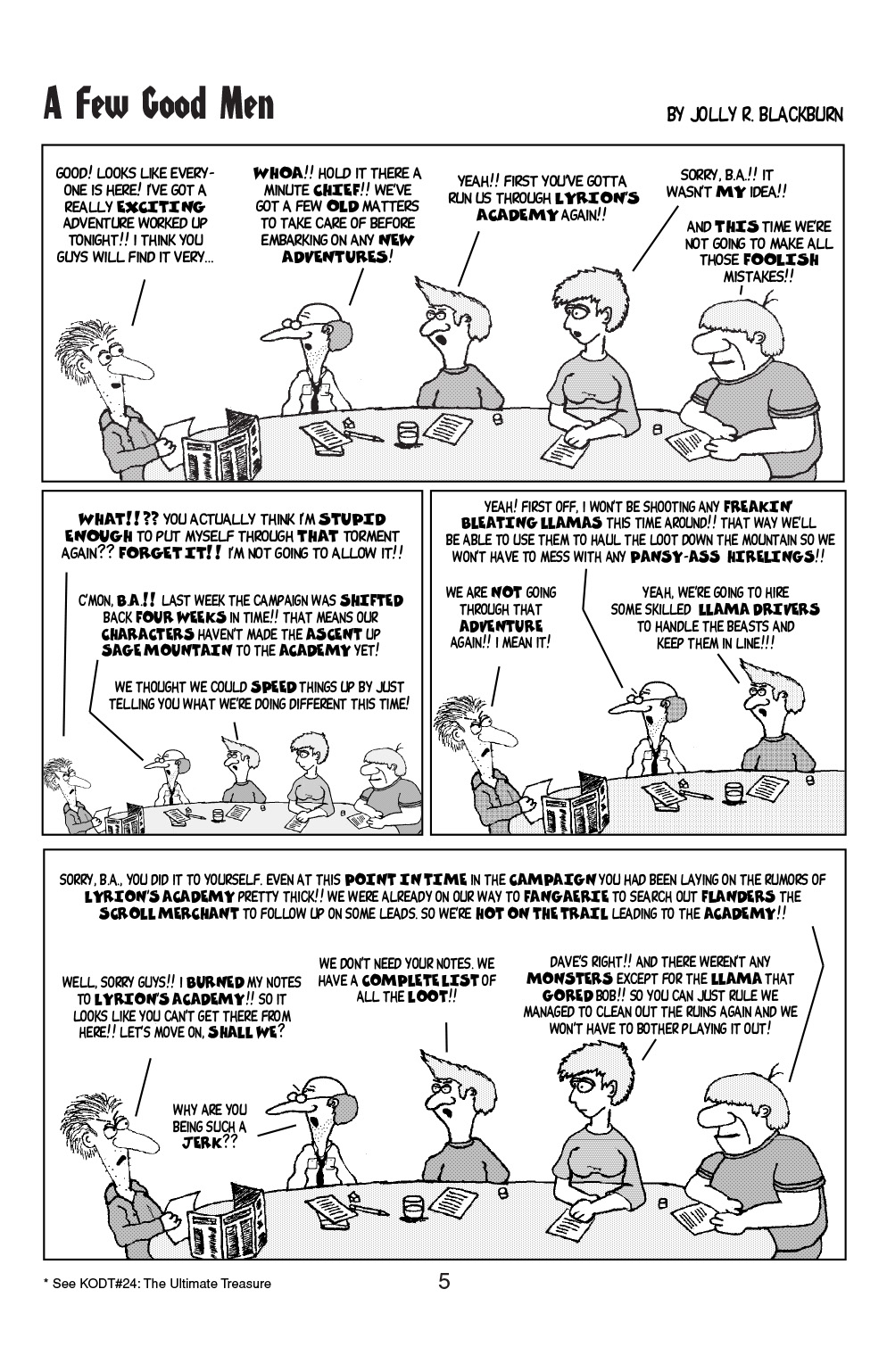 Read online Knights of the Dinner Table comic -  Issue #27 - 7