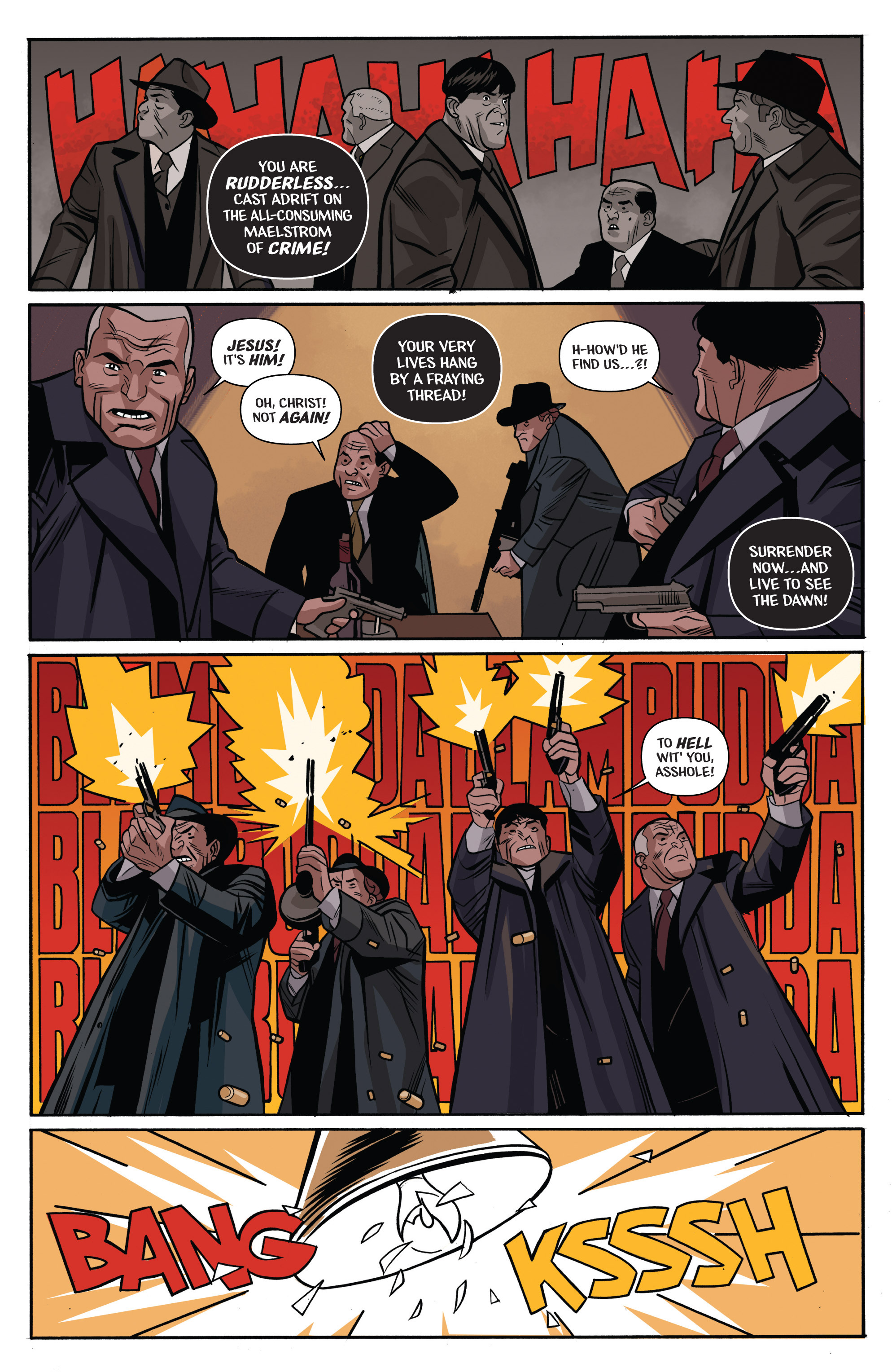 Read online The Shadow: Year One comic -  Issue #8 - 14