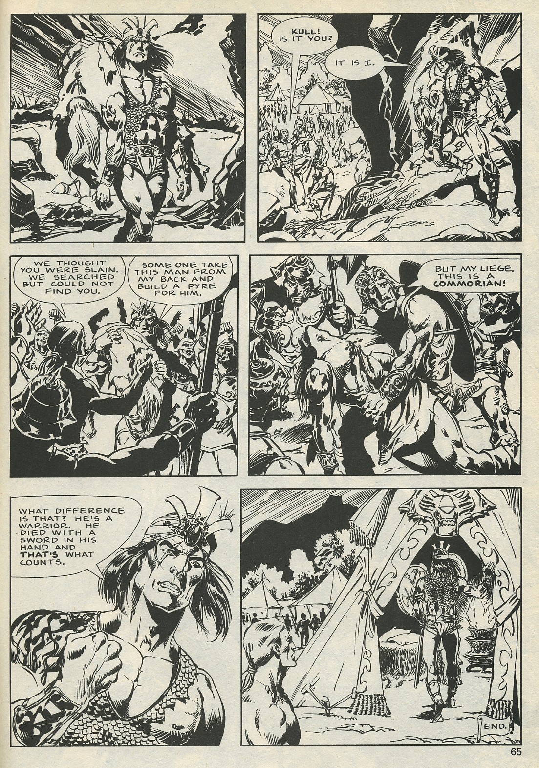 Read online The Savage Sword Of Conan comic -  Issue #127 - 65
