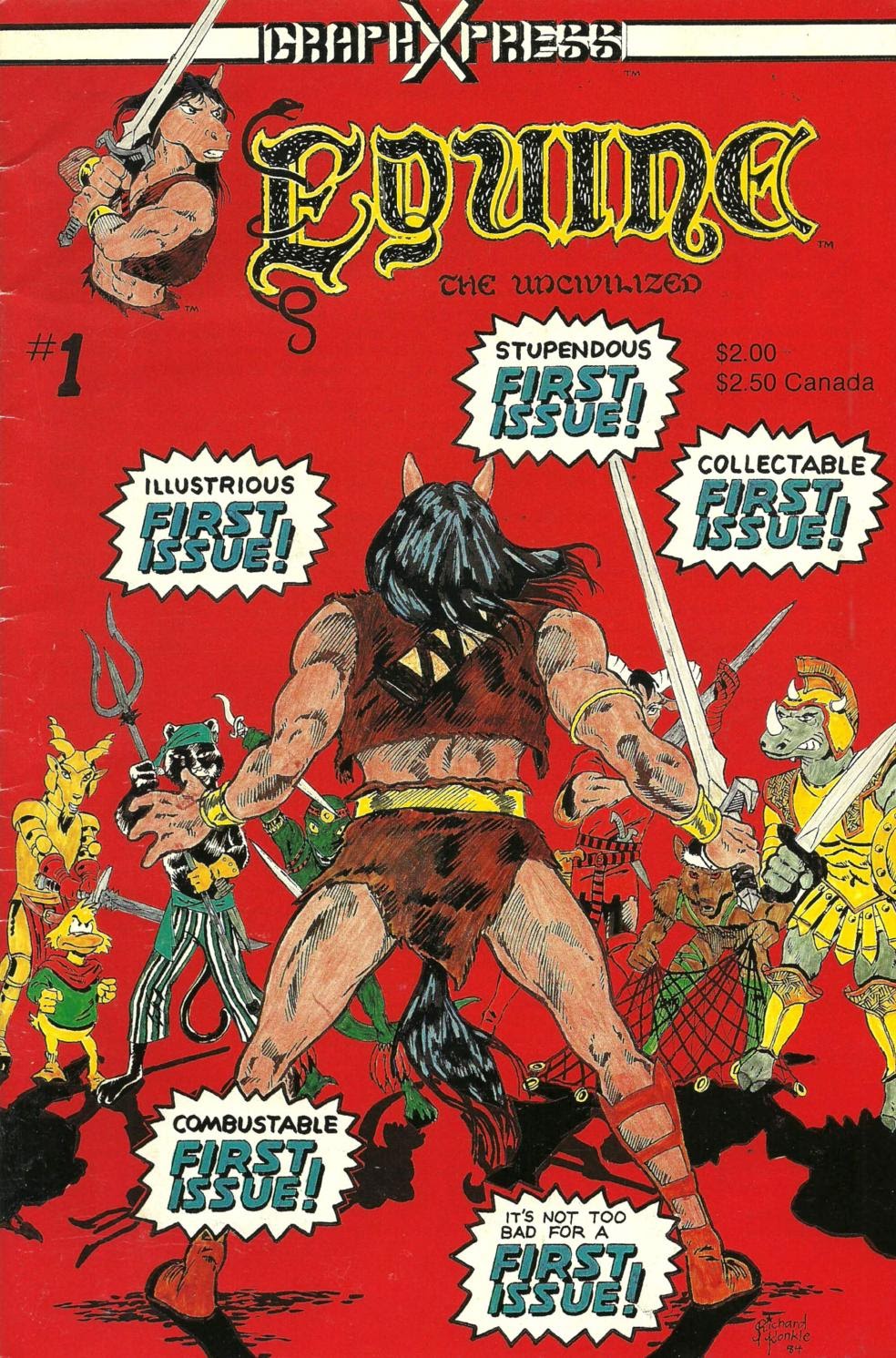 Read online Equine, The Uncivilized comic -  Issue #1 - 1