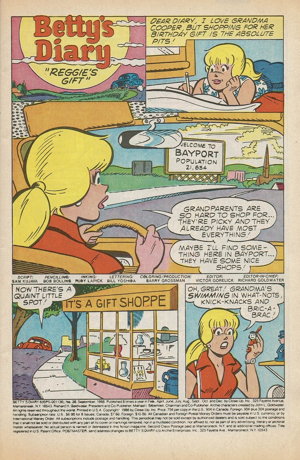 Read online Betty's Diary comic -  Issue #20 - 3