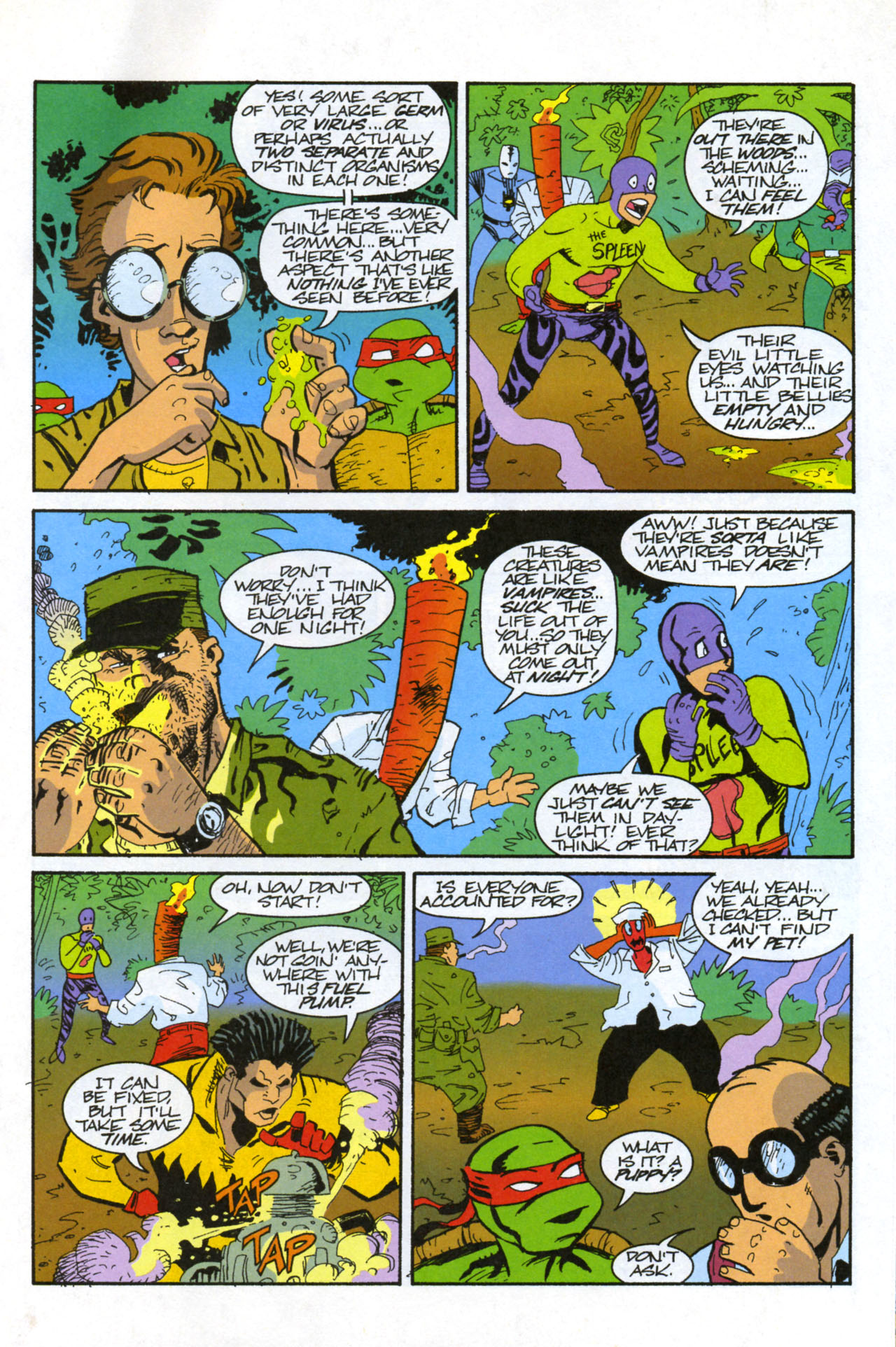 Read online Teenage Mutant Ninja Turtles/Flaming Carrot Crossover comic -  Issue #3 - 13