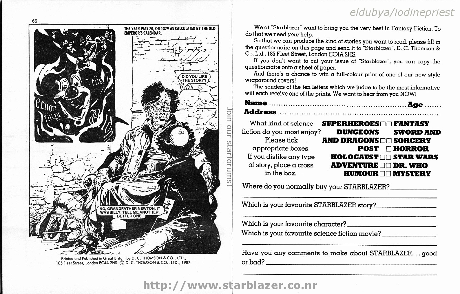 Read online Starblazer comic -  Issue #188 - 35