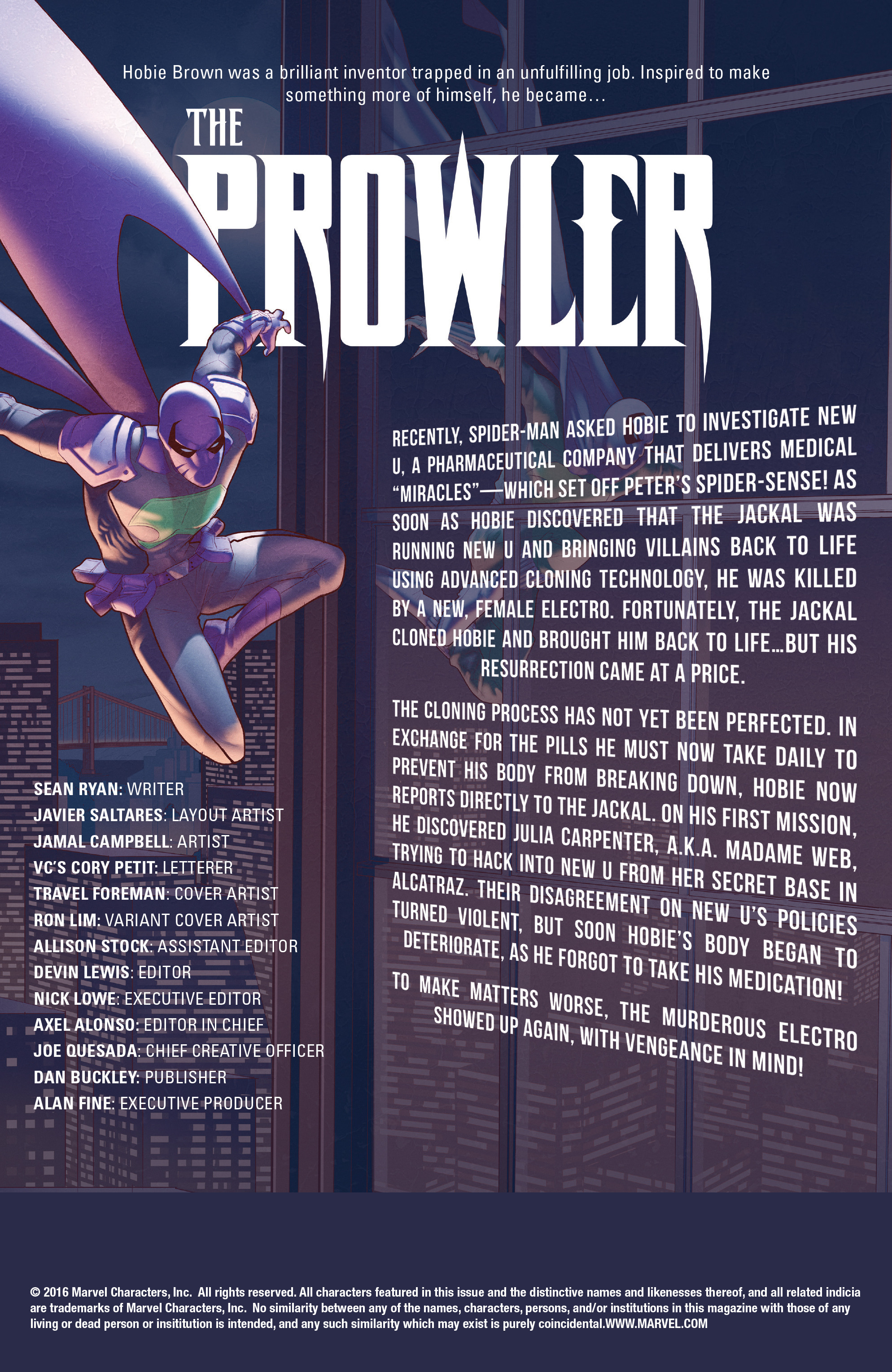 Read online Prowler comic -  Issue #3 - 2