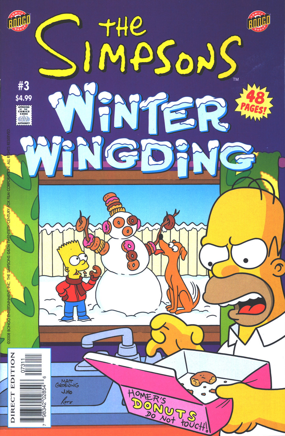 Read online The Simpsons Winter Wingding comic -  Issue #3 - 1