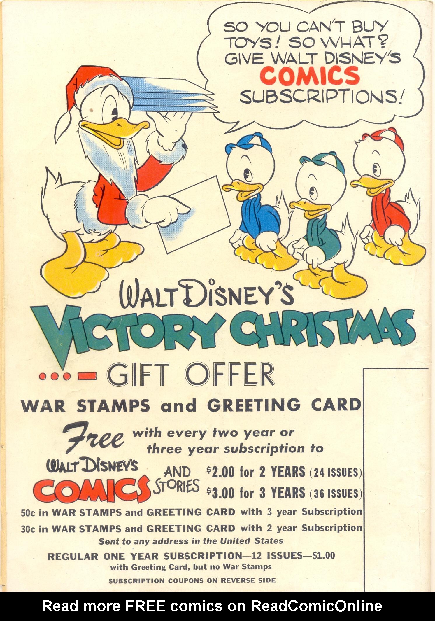 Read online Walt Disney's Comics and Stories comic -  Issue #40 - 60