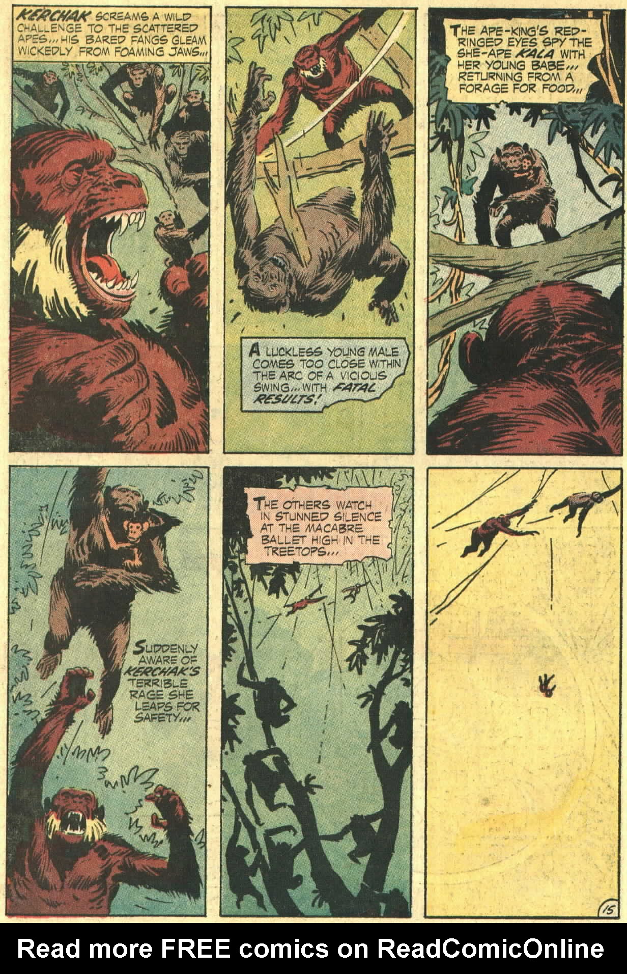 Read online Tarzan (1972) comic -  Issue #207 - 16