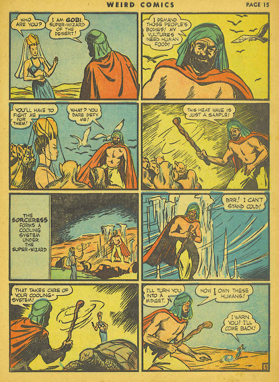 Read online Weird Comics comic -  Issue #9 - 16