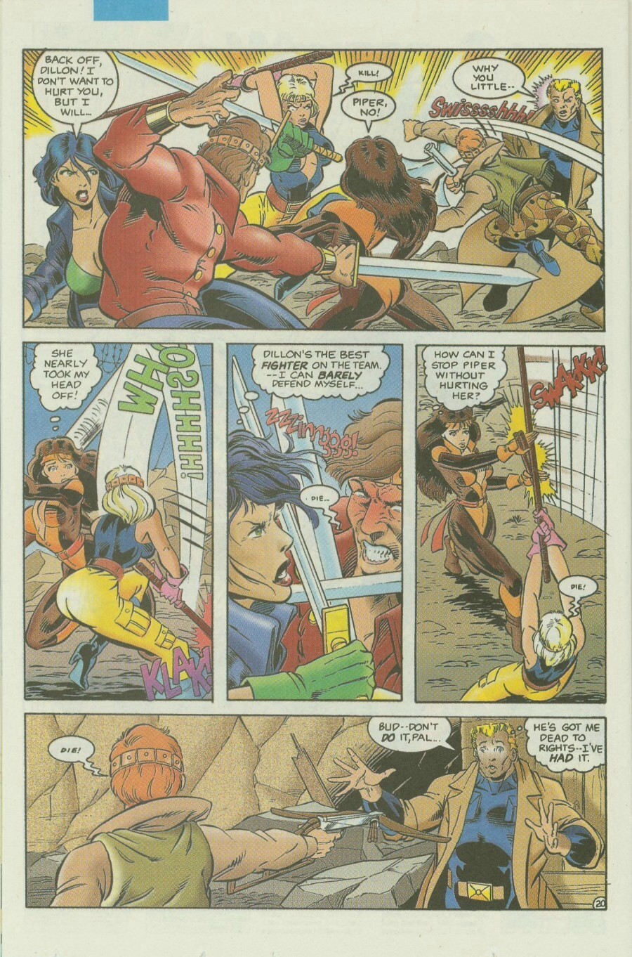 Read online Ex-Mutants comic -  Issue #3 - 25