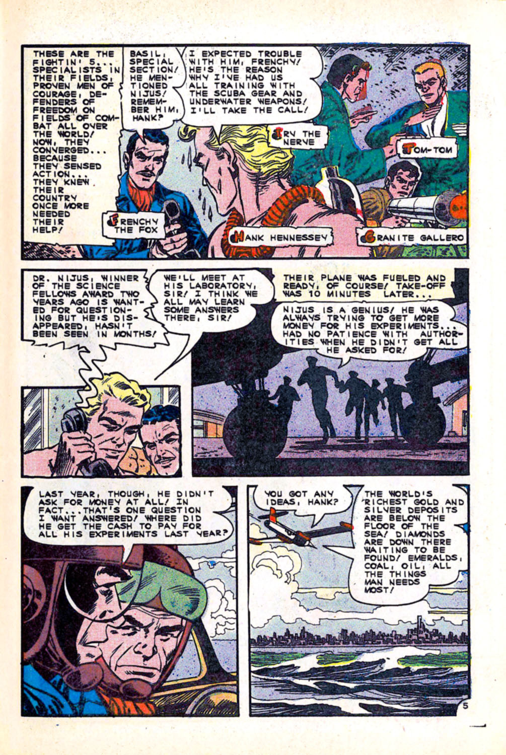 Read online The Fightin' 5 comic -  Issue #36 - 9