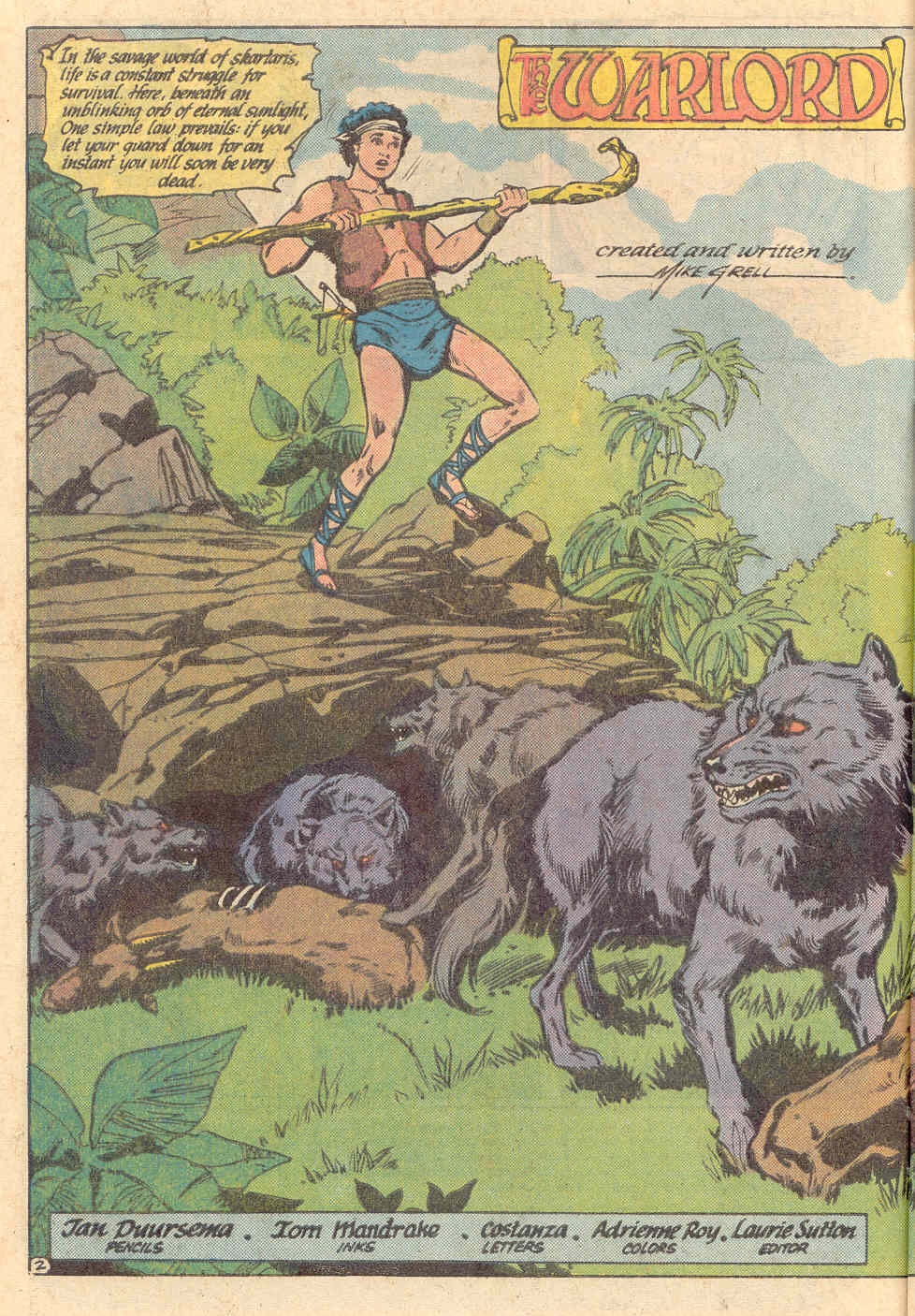 Read online Warlord (1976) comic -  Issue #62 - 3