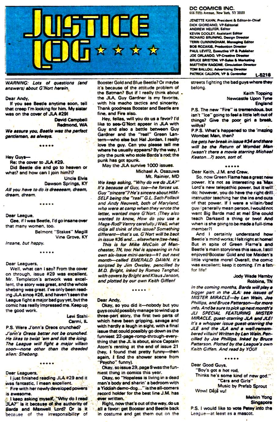 Read online Justice League America comic -  Issue #33 - 24