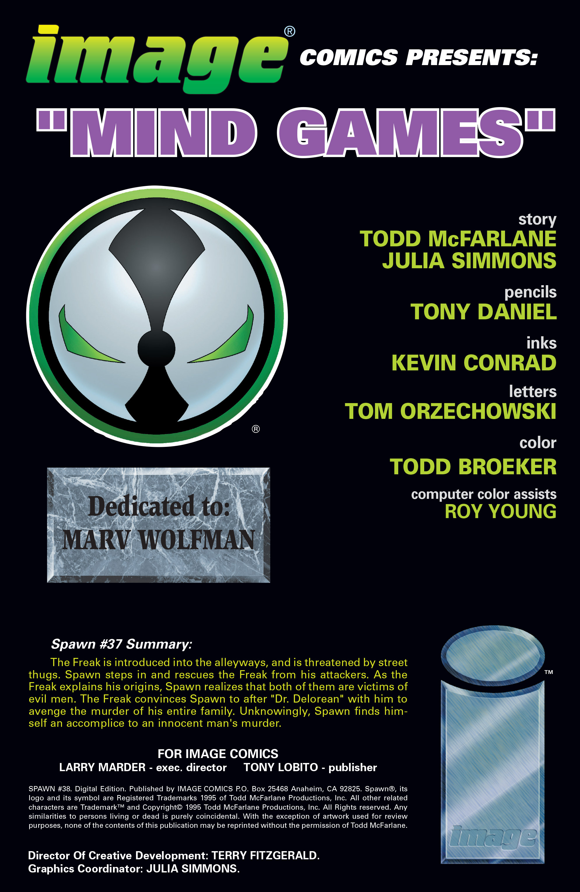 Read online Spawn comic -  Issue #38 - 2