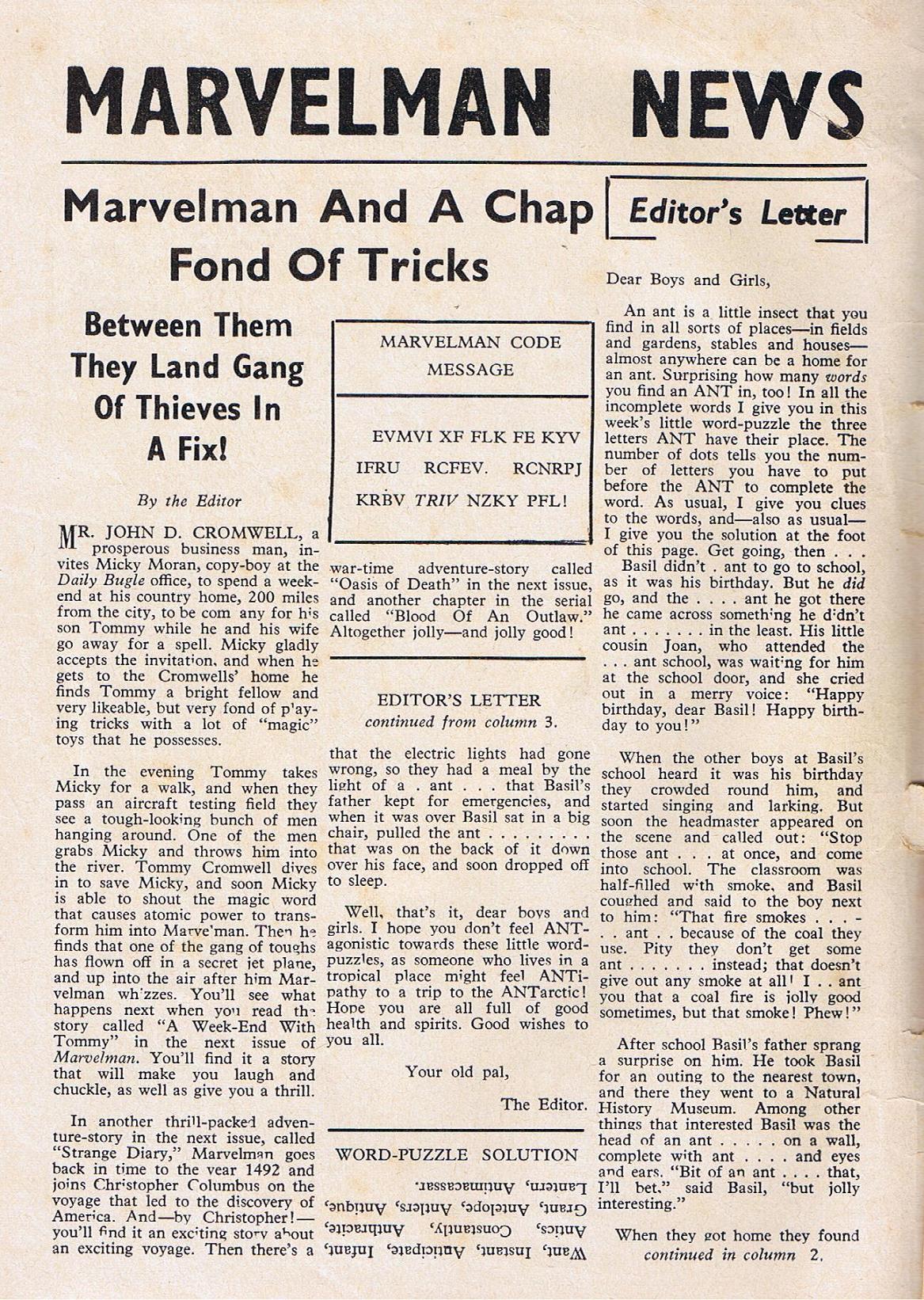 Read online Marvelman comic -  Issue #328 - 2