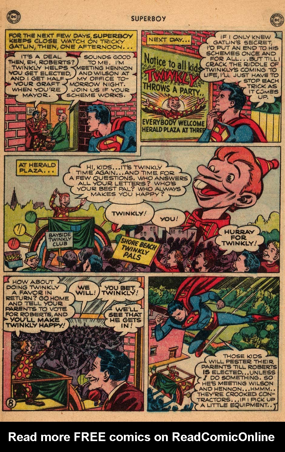 Read online Superboy (1949) comic -  Issue #12 - 21