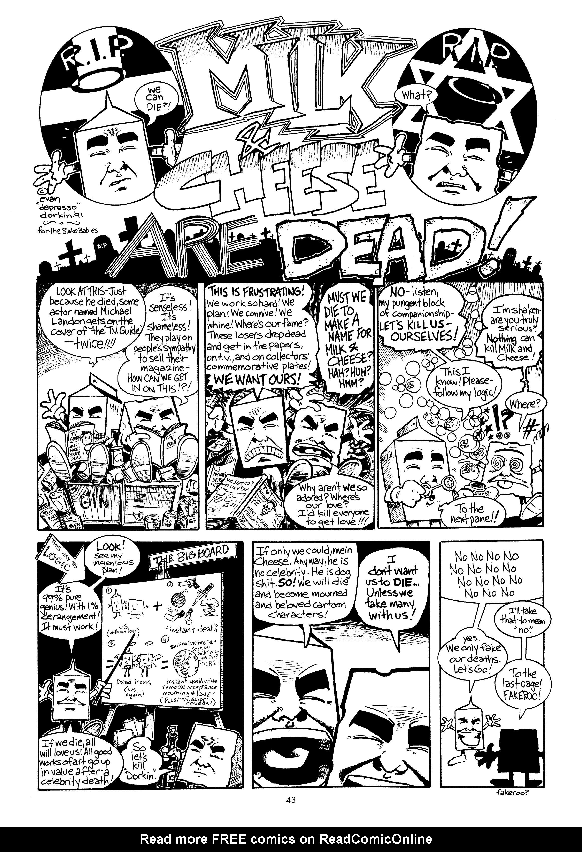 Read online Milk And Cheese: Dairy Products Gone Bad! comic -  Issue # Full - 45