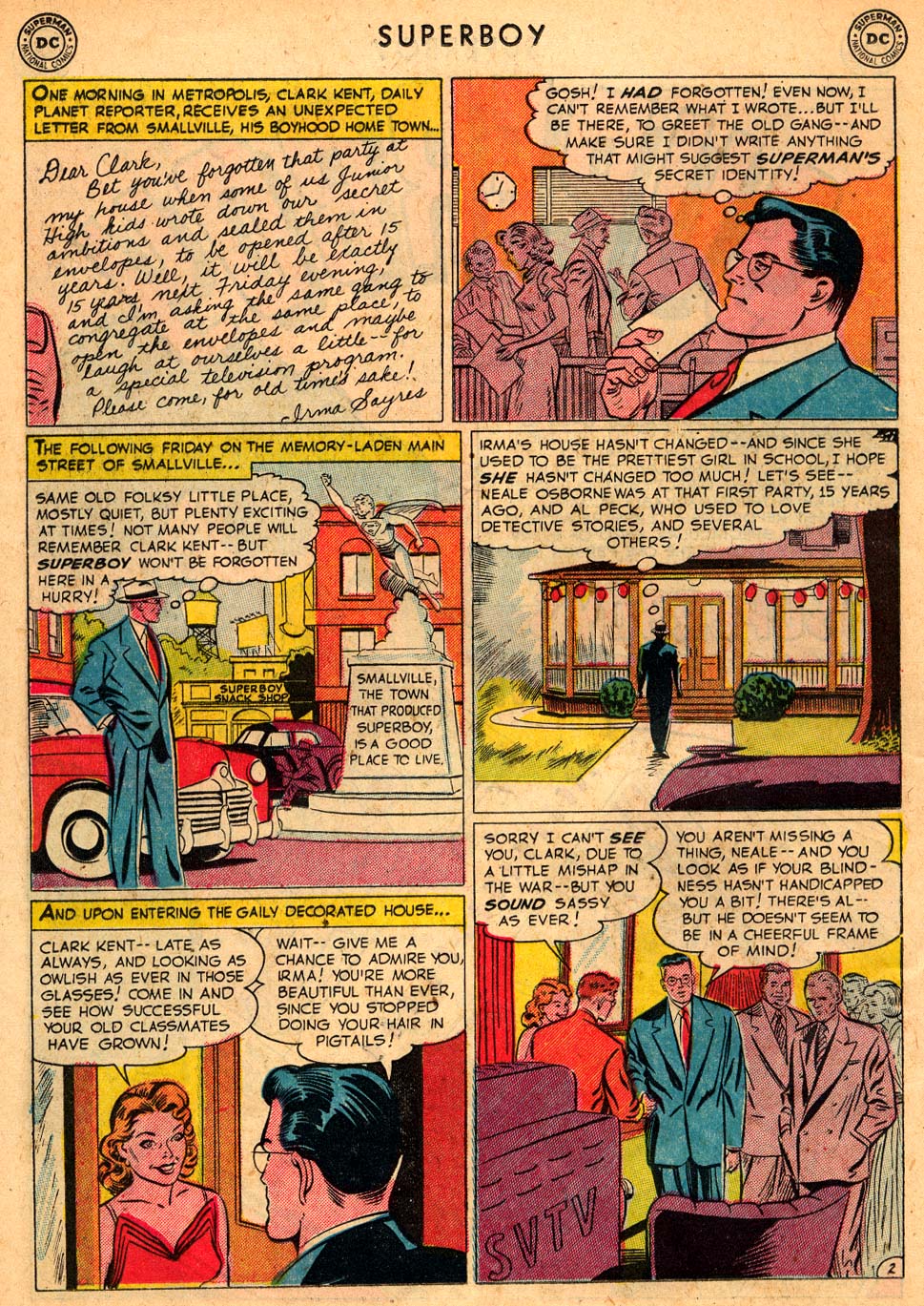 Read online Superboy (1949) comic -  Issue #15 - 32
