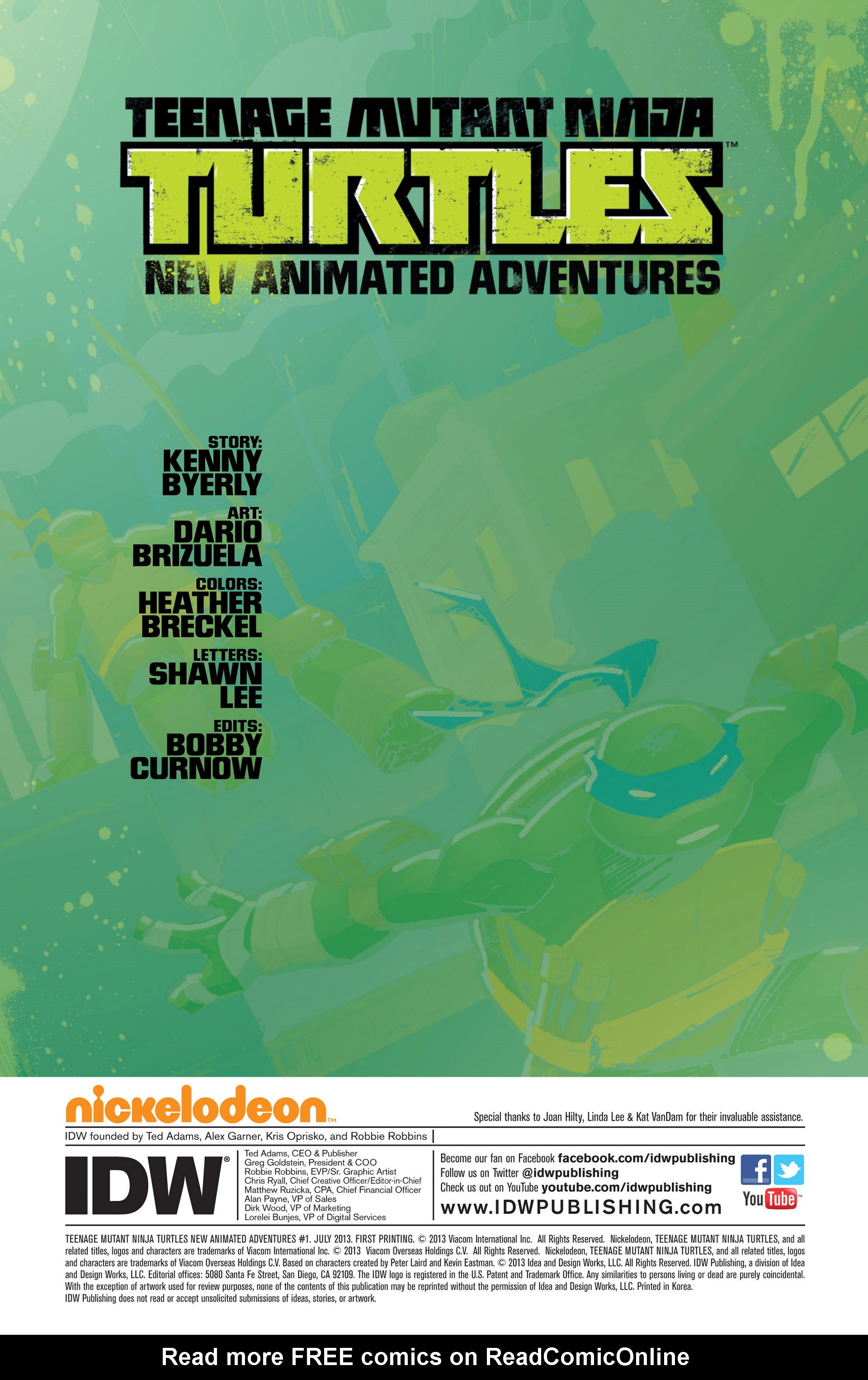 Read online Teenage Mutant Ninja Turtles New Animated Adventures comic -  Issue #1 - 2