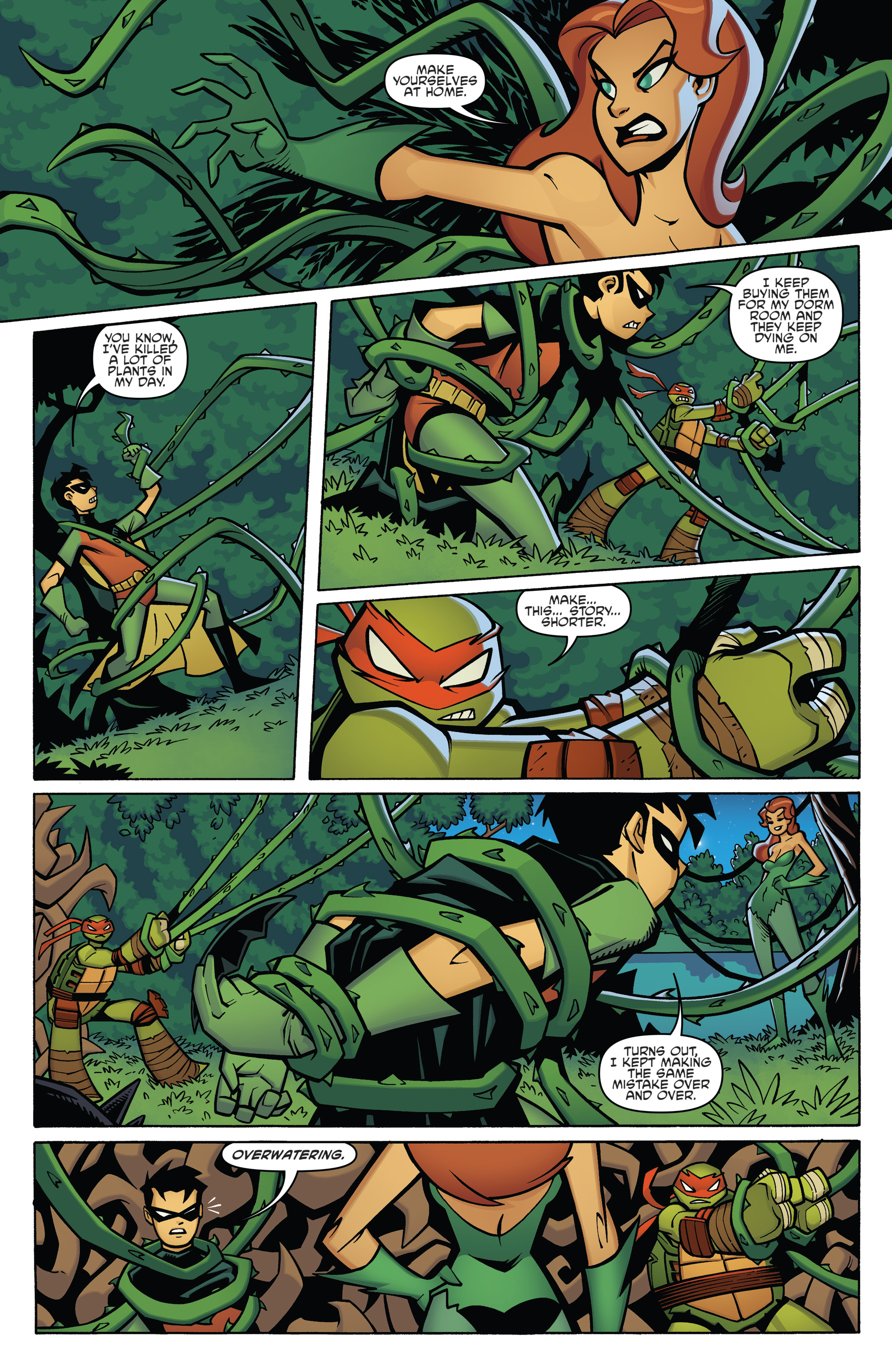Read online Batman/Teenage Mutant Ninja Turtles Adventure comic -  Issue #3 - 13