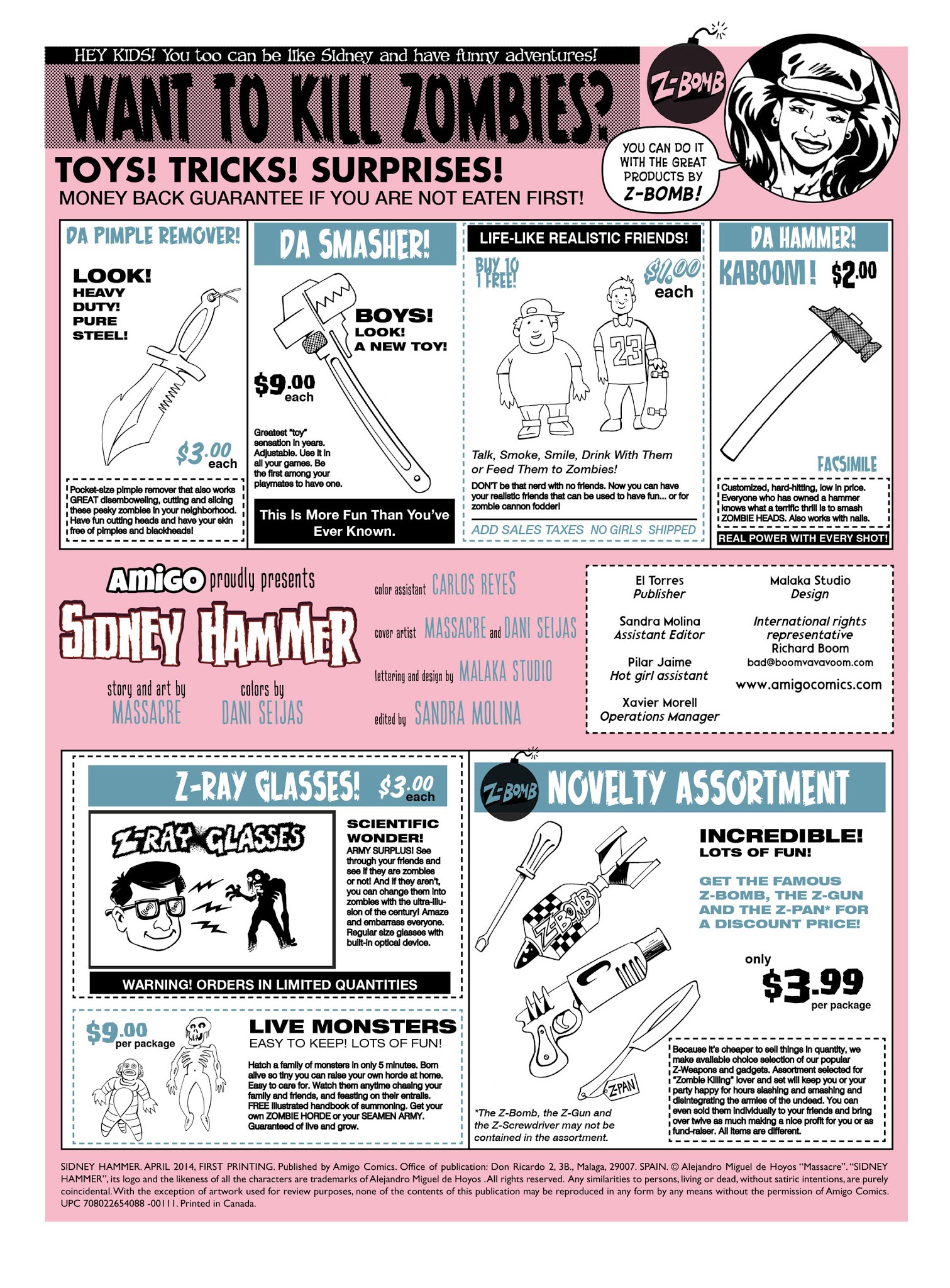 Read online Sidney Hammer (2015) comic -  Issue # Full - 2
