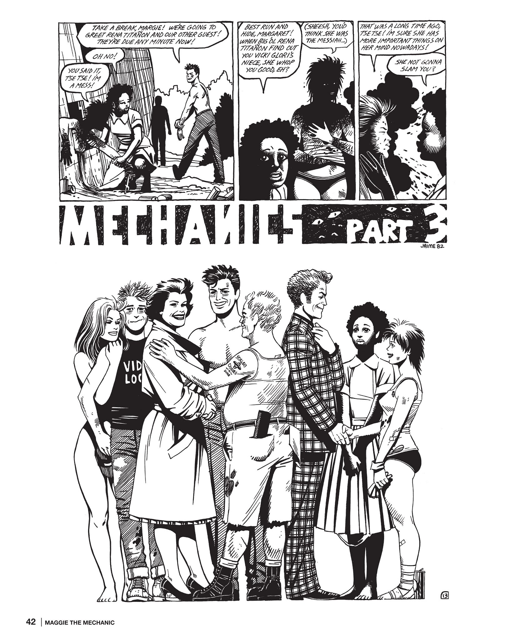 Read online Maggie the Mechanic: The Love & Rockets Library - Locas comic -  Issue # TPB (Part 1) - 42