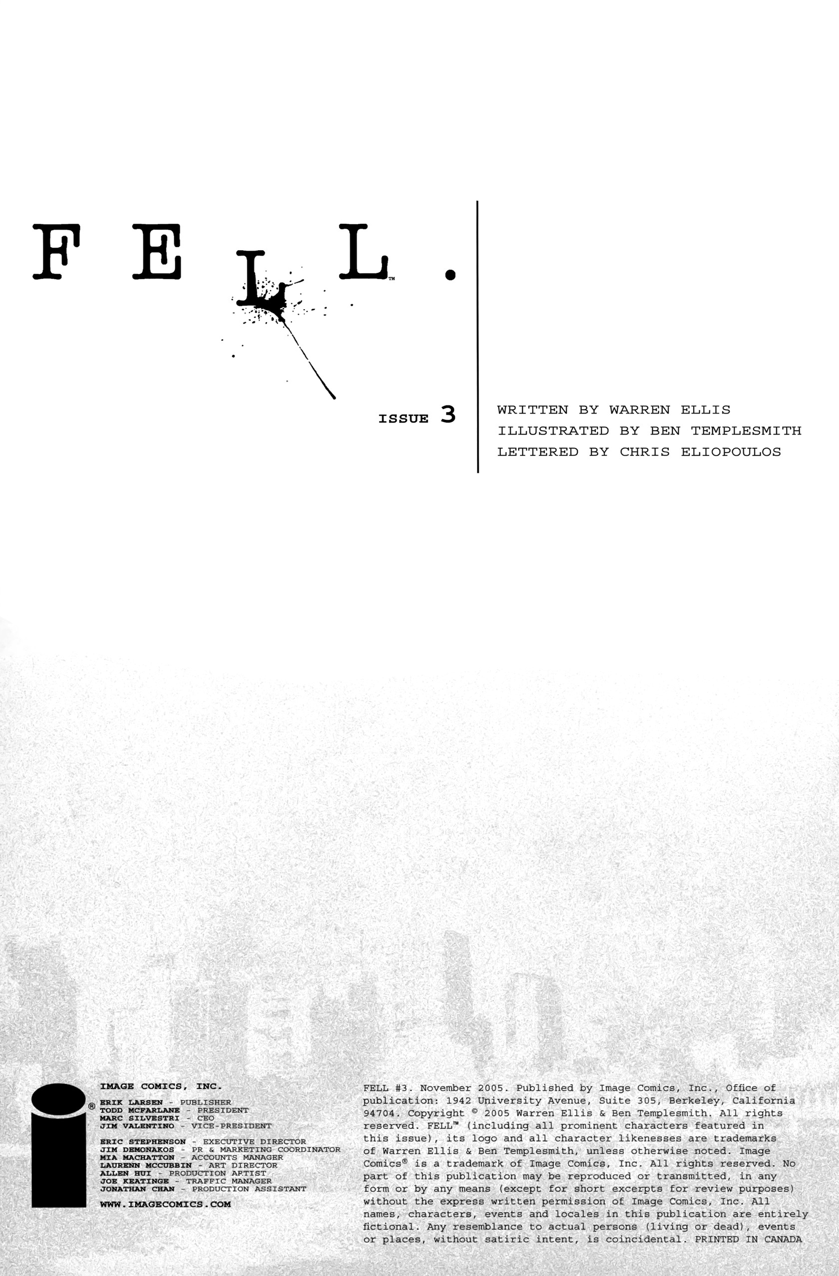 Read online Fell comic -  Issue #3 - 2