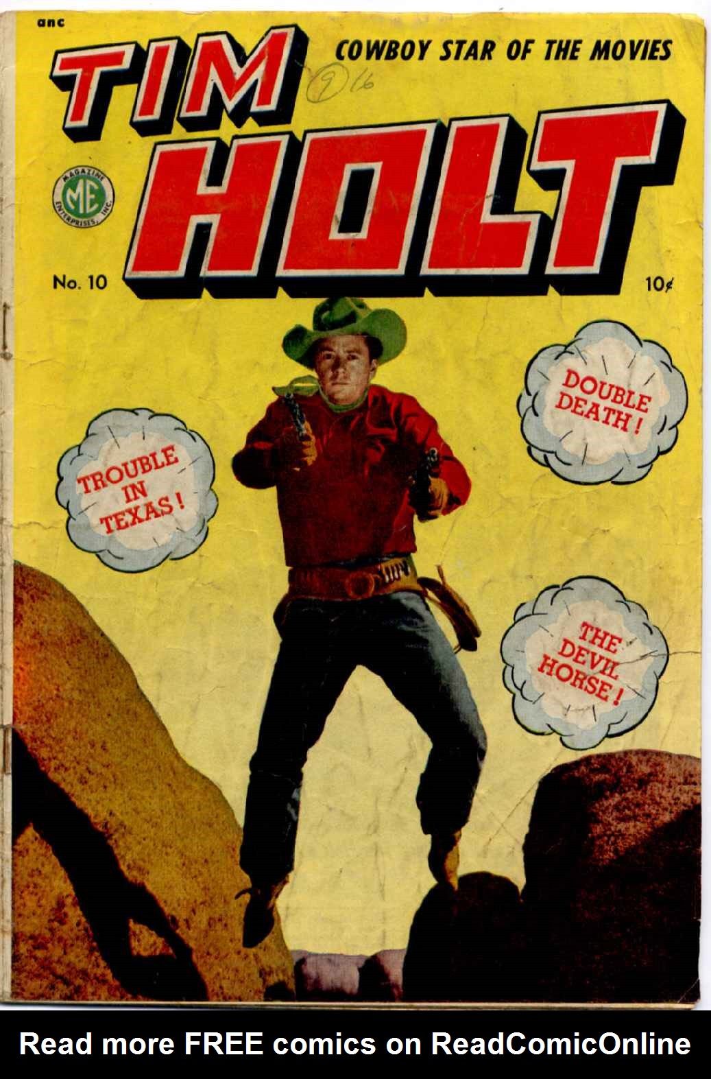 Read online Tim Holt comic -  Issue #10 - 1