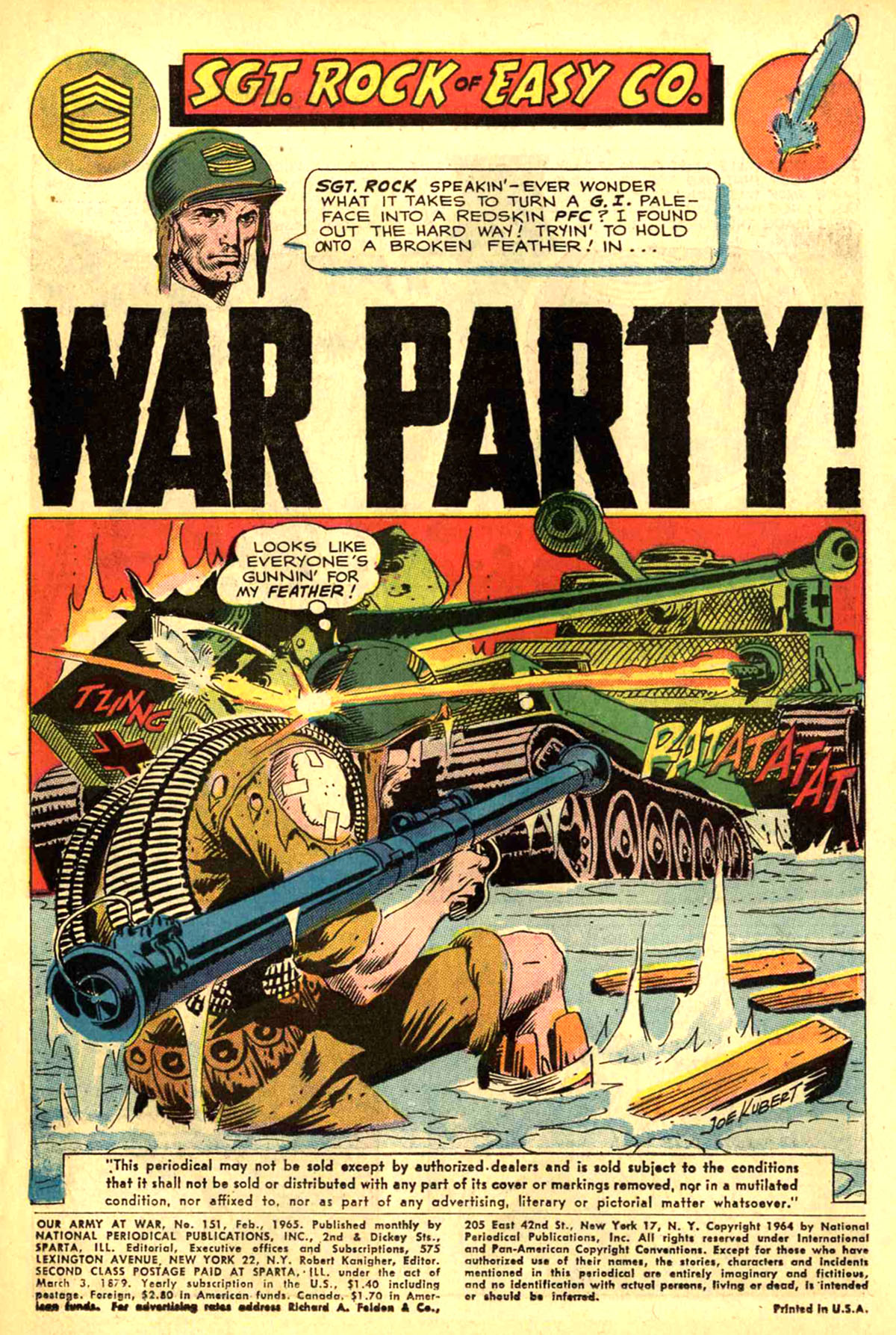 Read online Our Army at War (1952) comic -  Issue #151 - 3