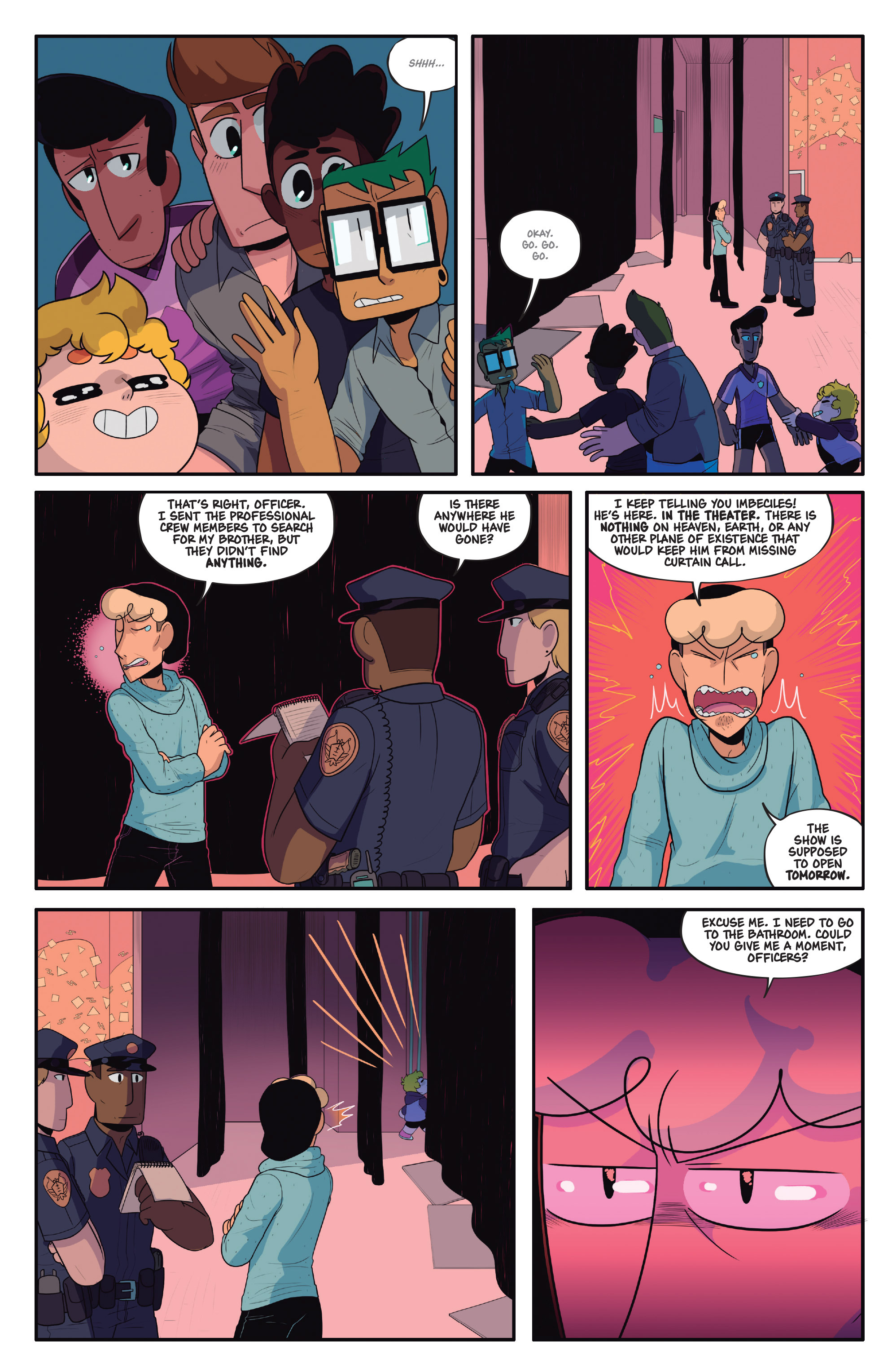 Read online The Backstagers comic -  Issue #8 - 9