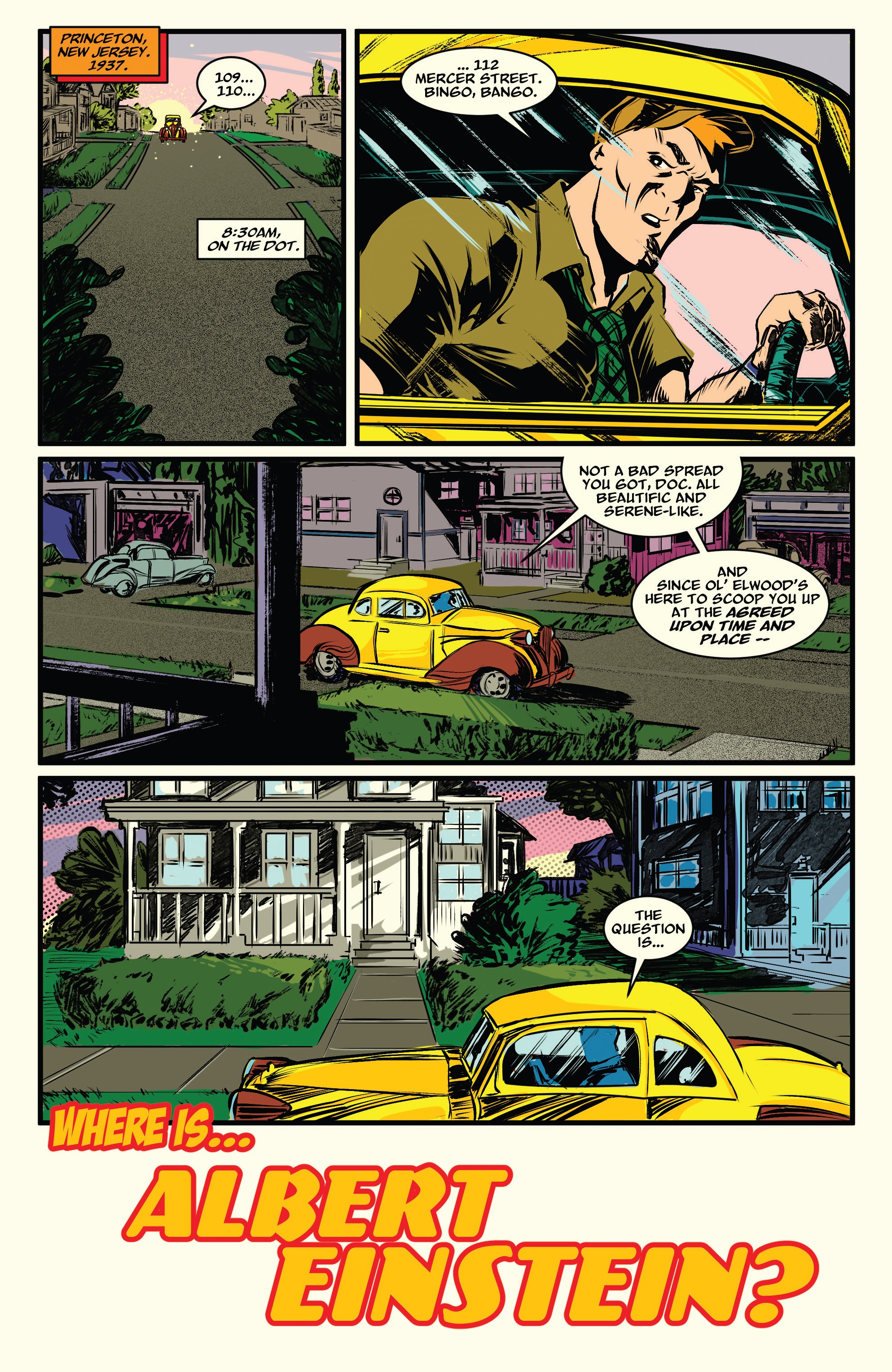 Read online Albert Einstein: Time Mason comic -  Issue #4 - 4