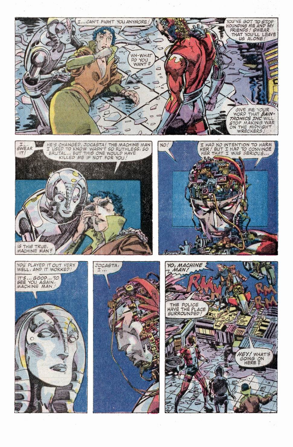 Read online Machine Man (1984) comic -  Issue #4 - 21