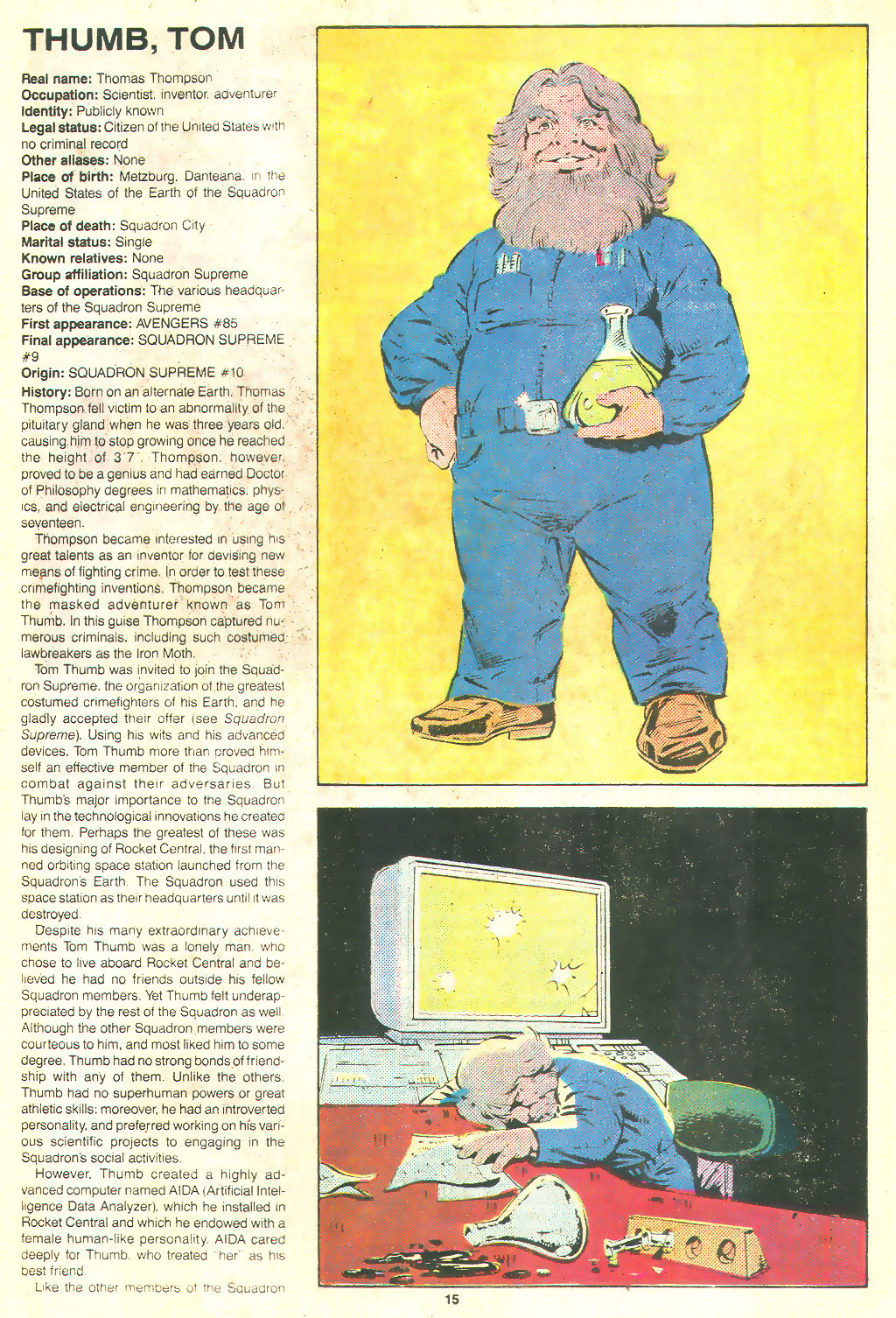 Read online The Official Handbook of the Marvel Universe Deluxe Edition comic -  Issue #20 - 17