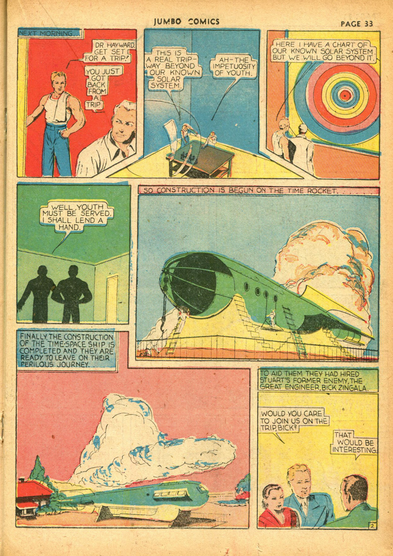 Read online Jumbo Comics comic -  Issue #15y - 35